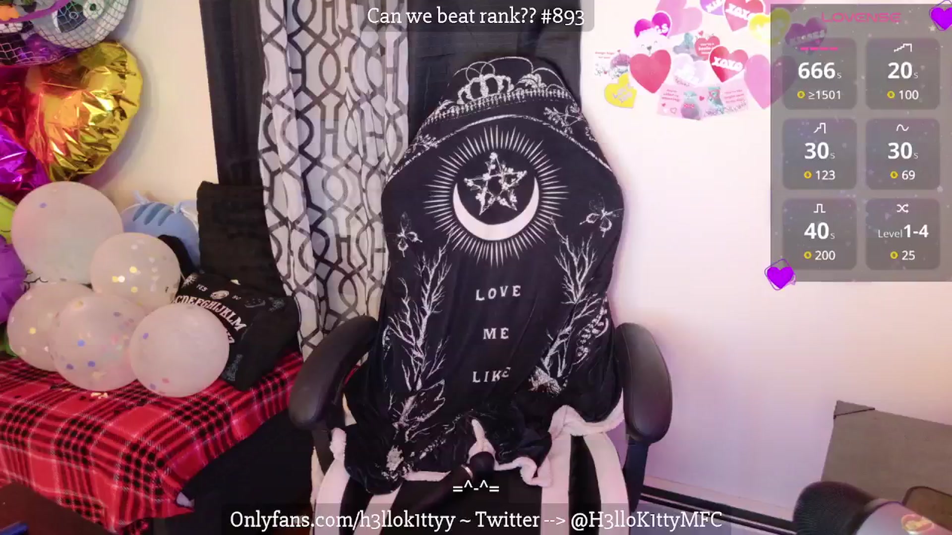Gallery image thumbnail from H3llok1tty's myfreecams stream on, 02/16/2025, 14:01 image 2 of 20