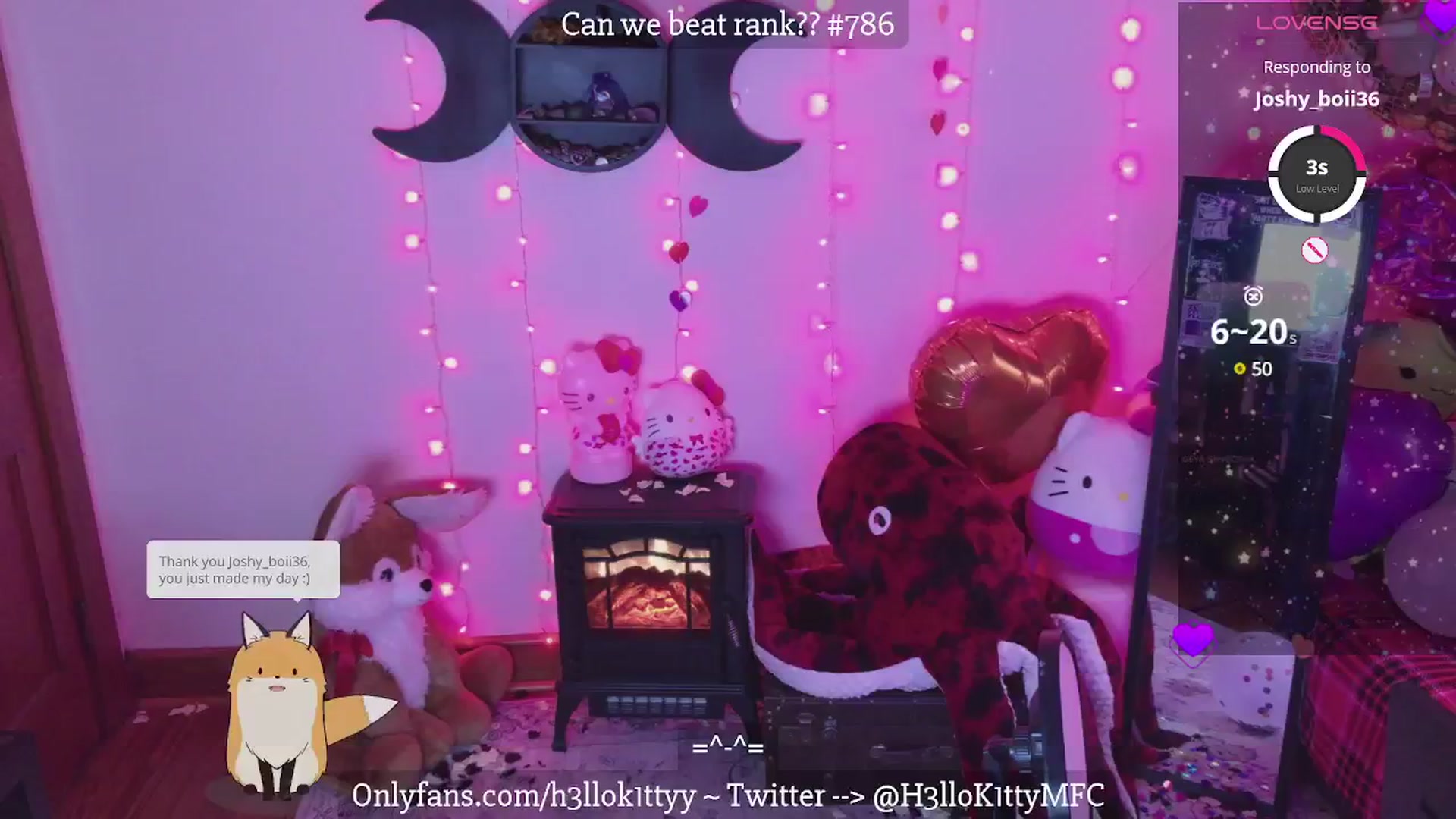 Gallery image thumbnail from H3llok1tty's myfreecams stream on, 02/16/2025, 14:01 image 20 of 20