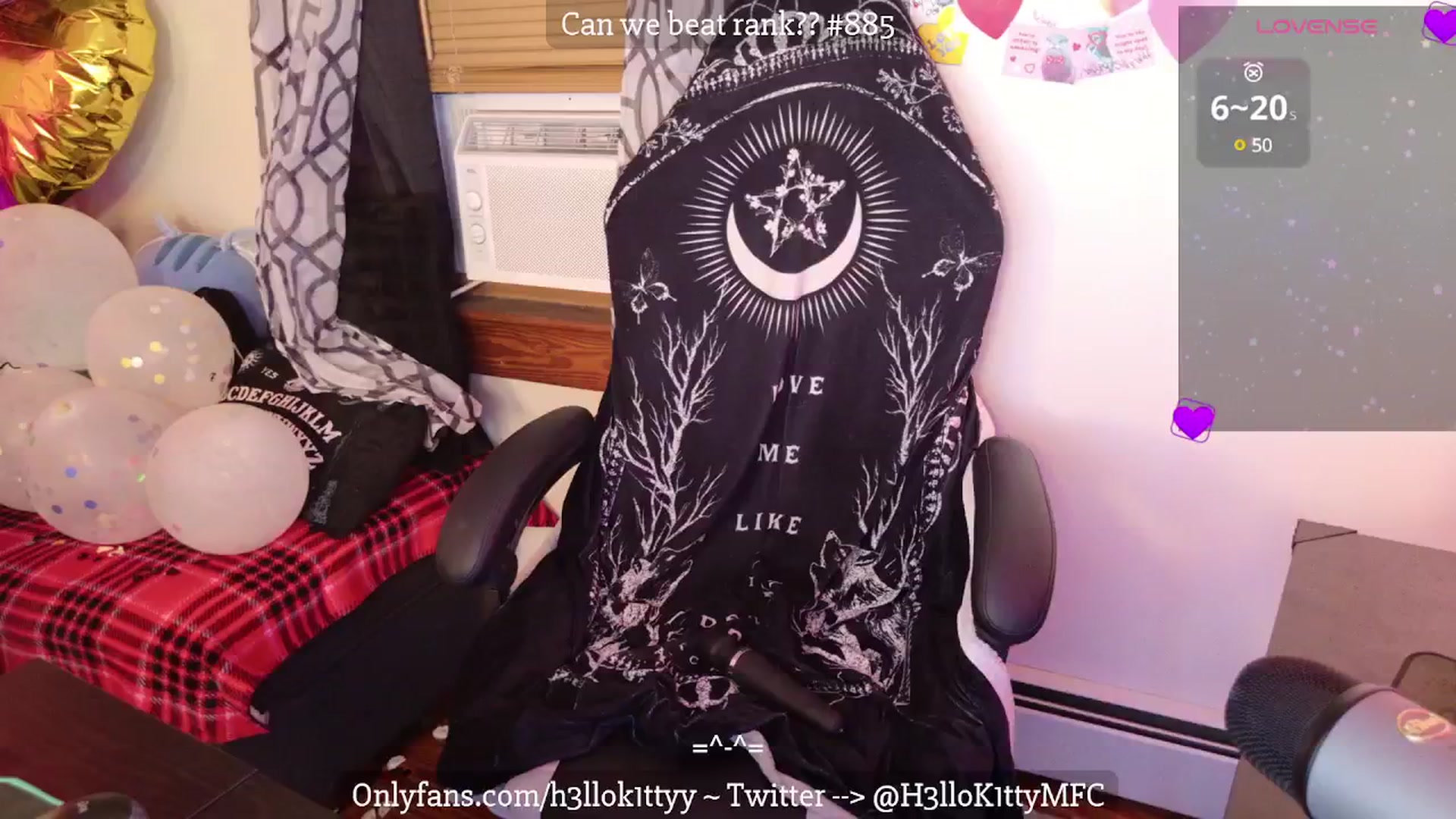 Gallery image thumbnail from H3llok1tty's myfreecams stream on, 02/16/2025, 14:01 image 7 of 20