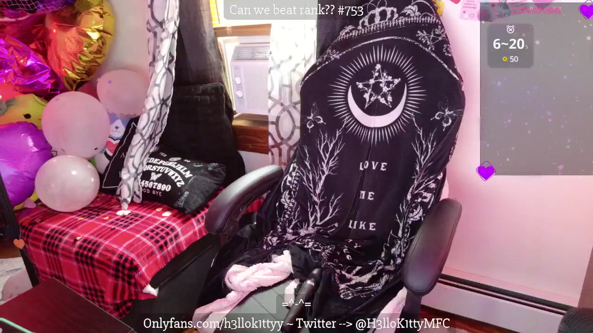 Gallery image thumbnail from H3llok1tty's myfreecams stream on, 02/16/2025, 15:27 image 15 of 20