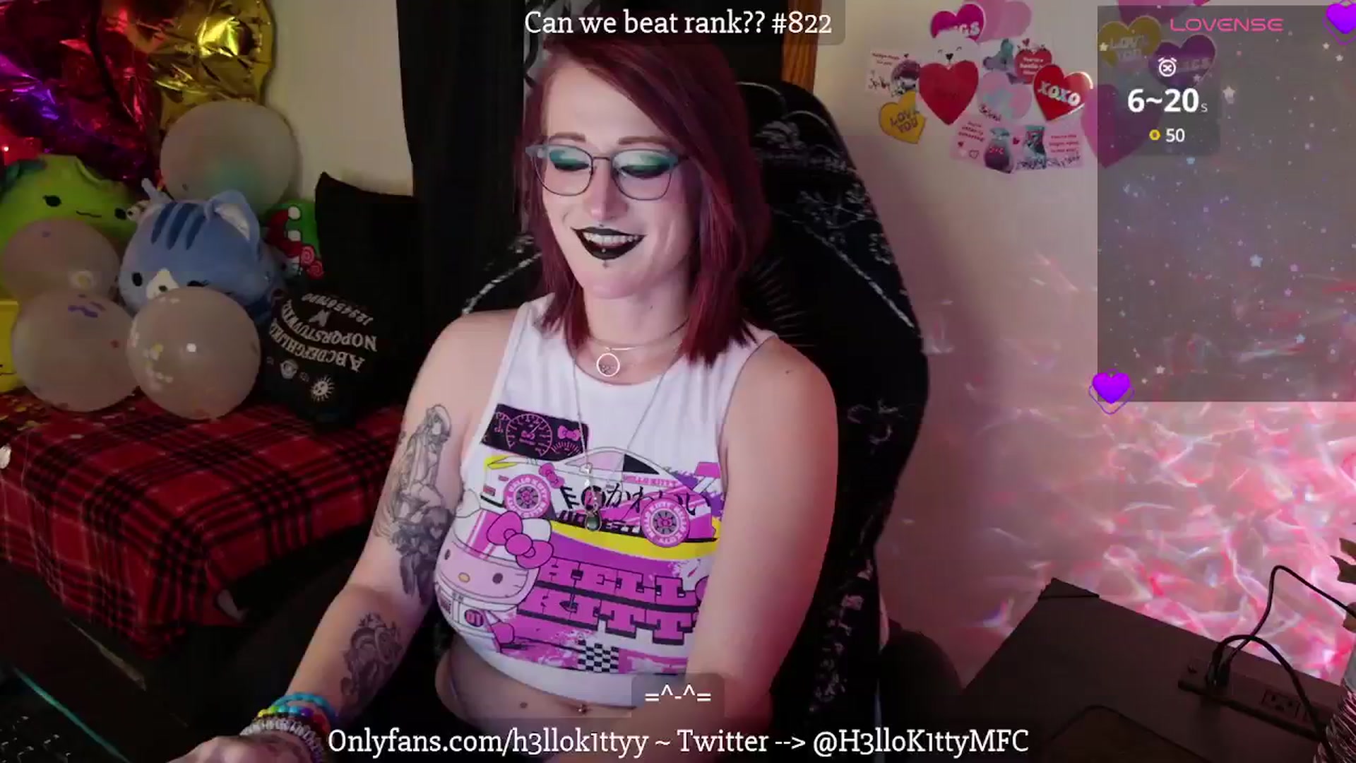 Gallery image thumbnail from H3llok1tty's myfreecams stream on, 02/18/2025, 06:52 image 5 of 20