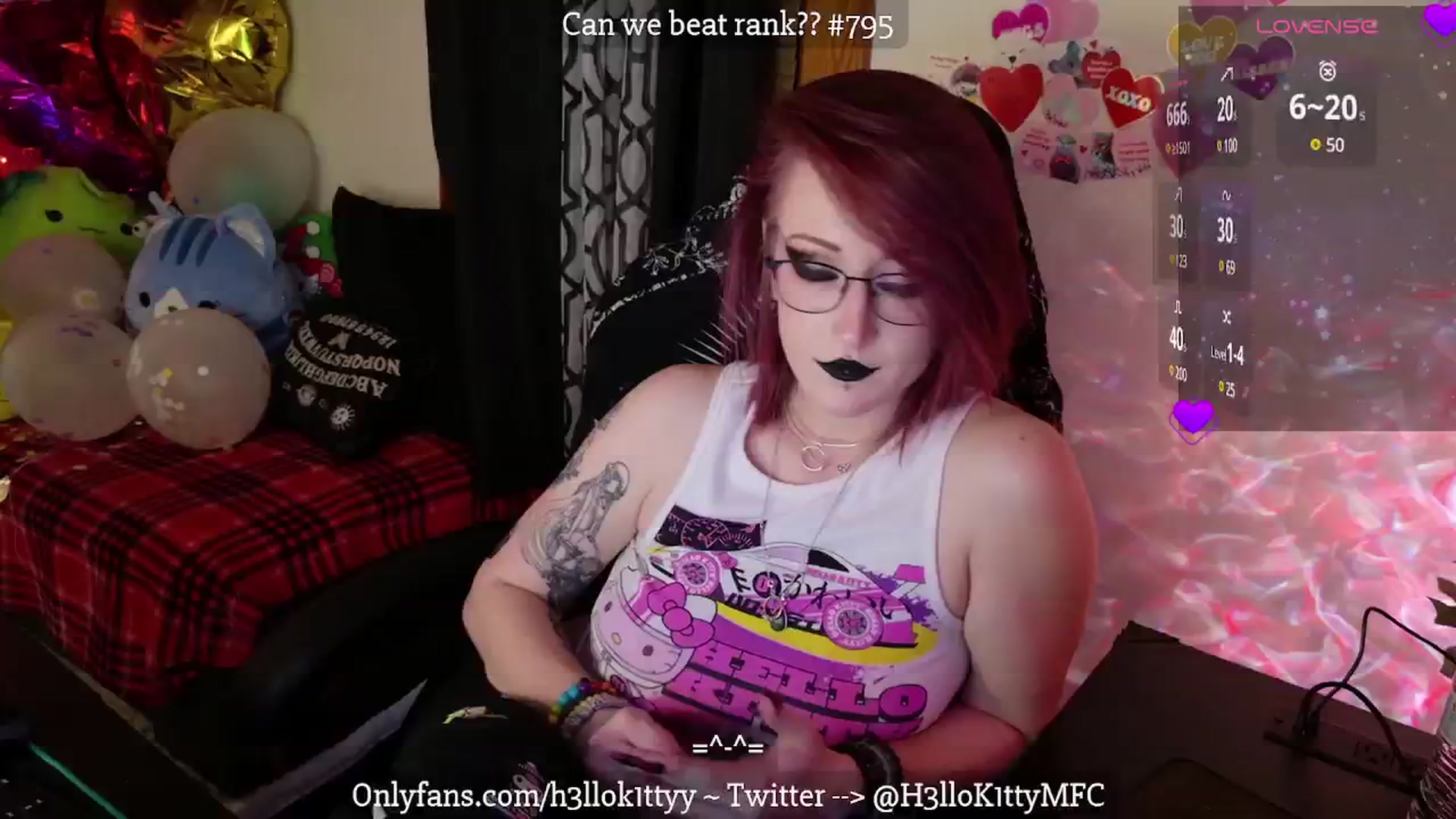 Gallery image thumbnail from H3llok1tty's myfreecams stream on, 02/18/2025, 06:52 image 19 of 20