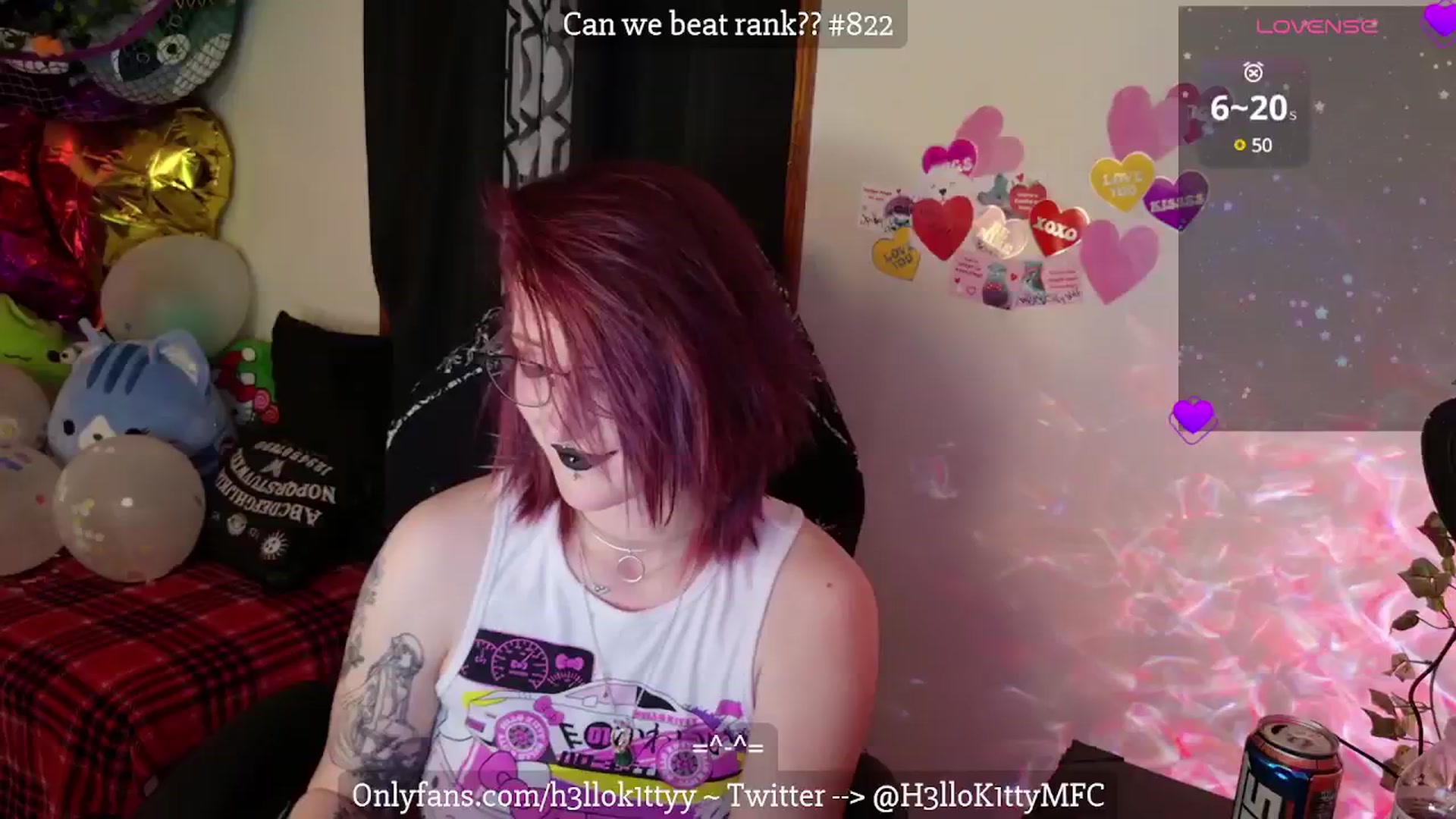 Gallery image thumbnail from H3llok1tty's myfreecams stream on, 02/18/2025, 06:52 image 1 of 20