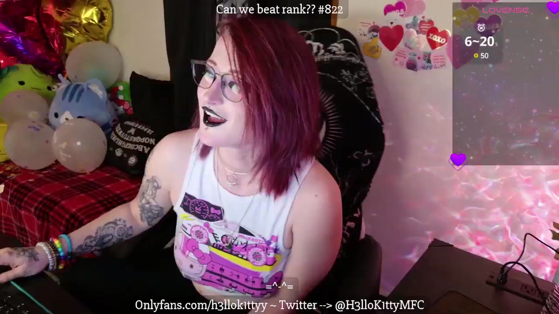 Gallery image thumbnail from H3llok1tty's myfreecams stream on, 02/18/2025, 06:52 image 7 of 20