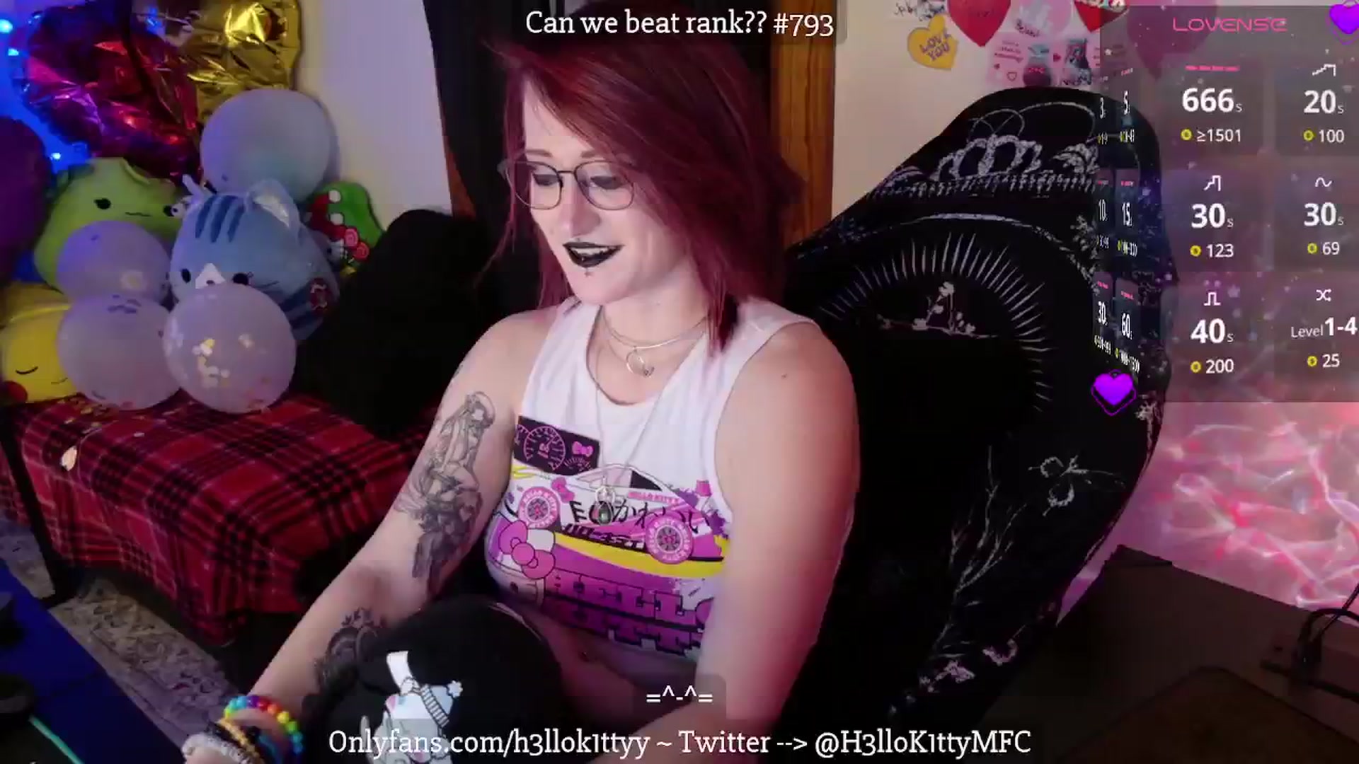 Gallery image thumbnail from H3llok1tty's myfreecams stream on, 02/18/2025, 11:00 image 7 of 20
