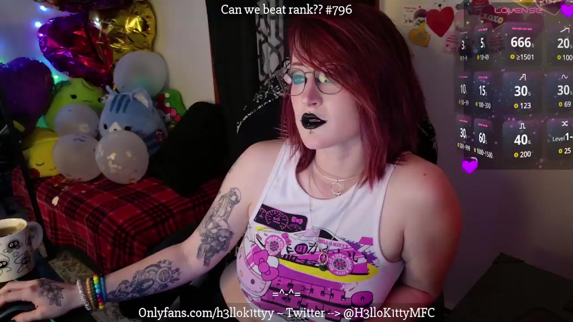 Gallery image thumbnail from H3llok1tty's myfreecams stream on, 02/18/2025, 11:00 image 1 of 20