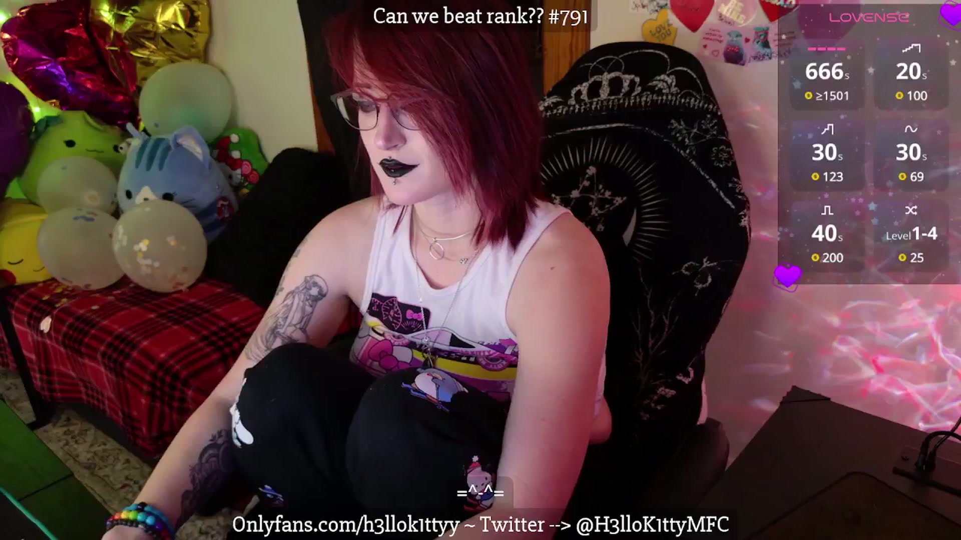 Gallery image thumbnail from H3llok1tty's myfreecams stream on, 02/18/2025, 11:00 image 10 of 20