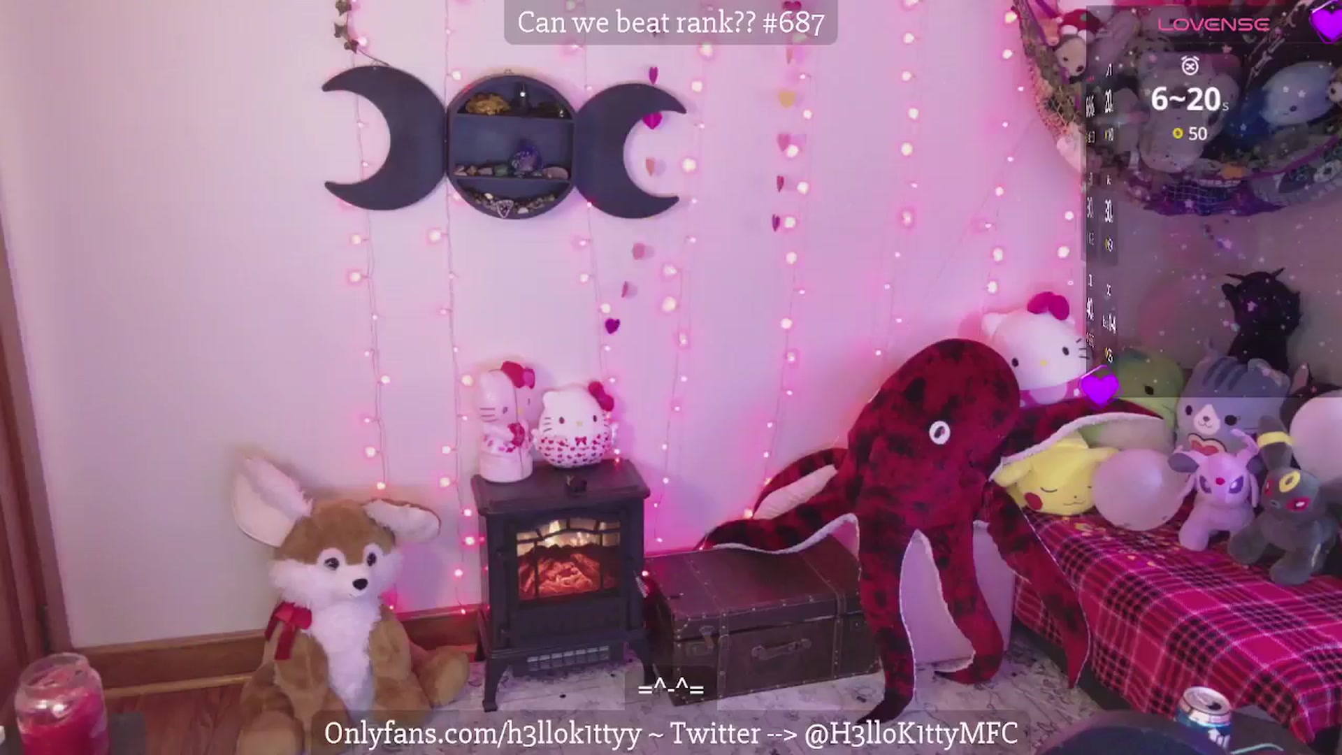 Gallery image thumbnail from H3llok1tty's myfreecams stream on, 02/23/2025, 17:19 image 19 of 20