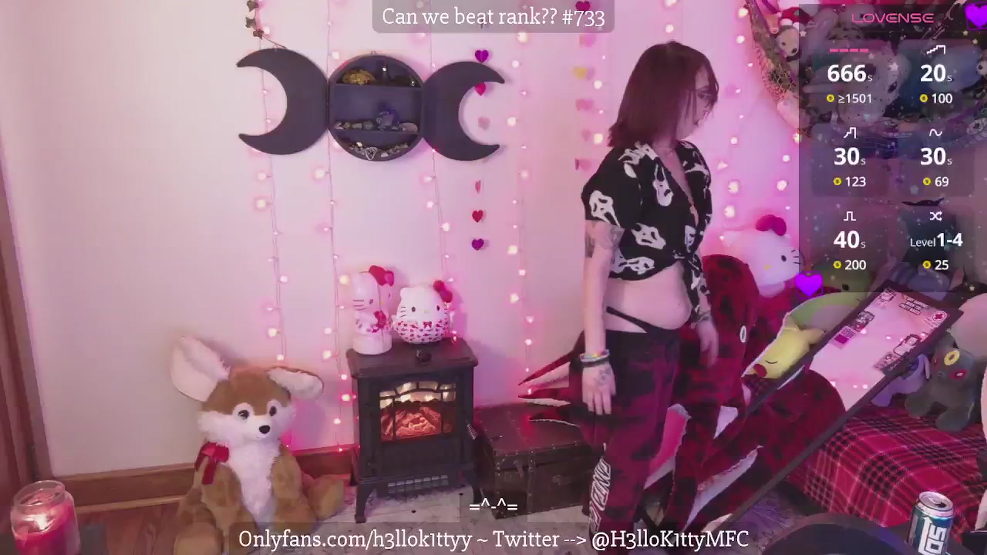 Gallery image thumbnail from H3llok1tty's myfreecams stream on, 02/23/2025, 17:19 image 5 of 20