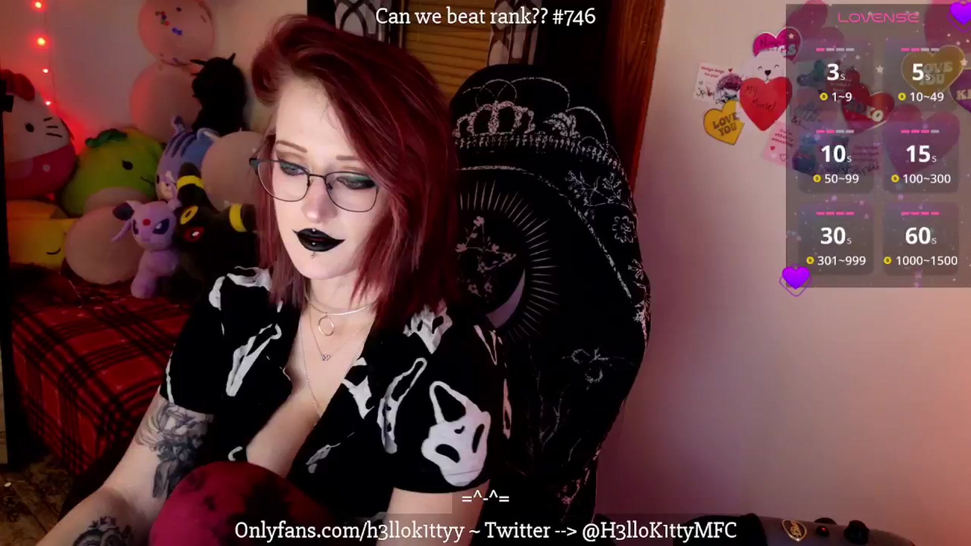 Gallery image thumbnail from H3llok1tty's myfreecams stream on, 02/23/2025, 17:19 image 2 of 20