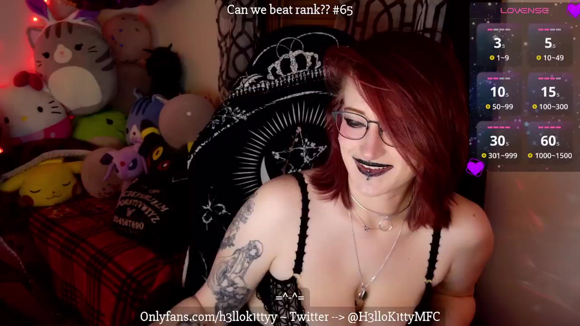 Gallery image thumbnail from H3llok1tty's myfreecams stream on, 03/01/2025, 11:06 image 4 of 20