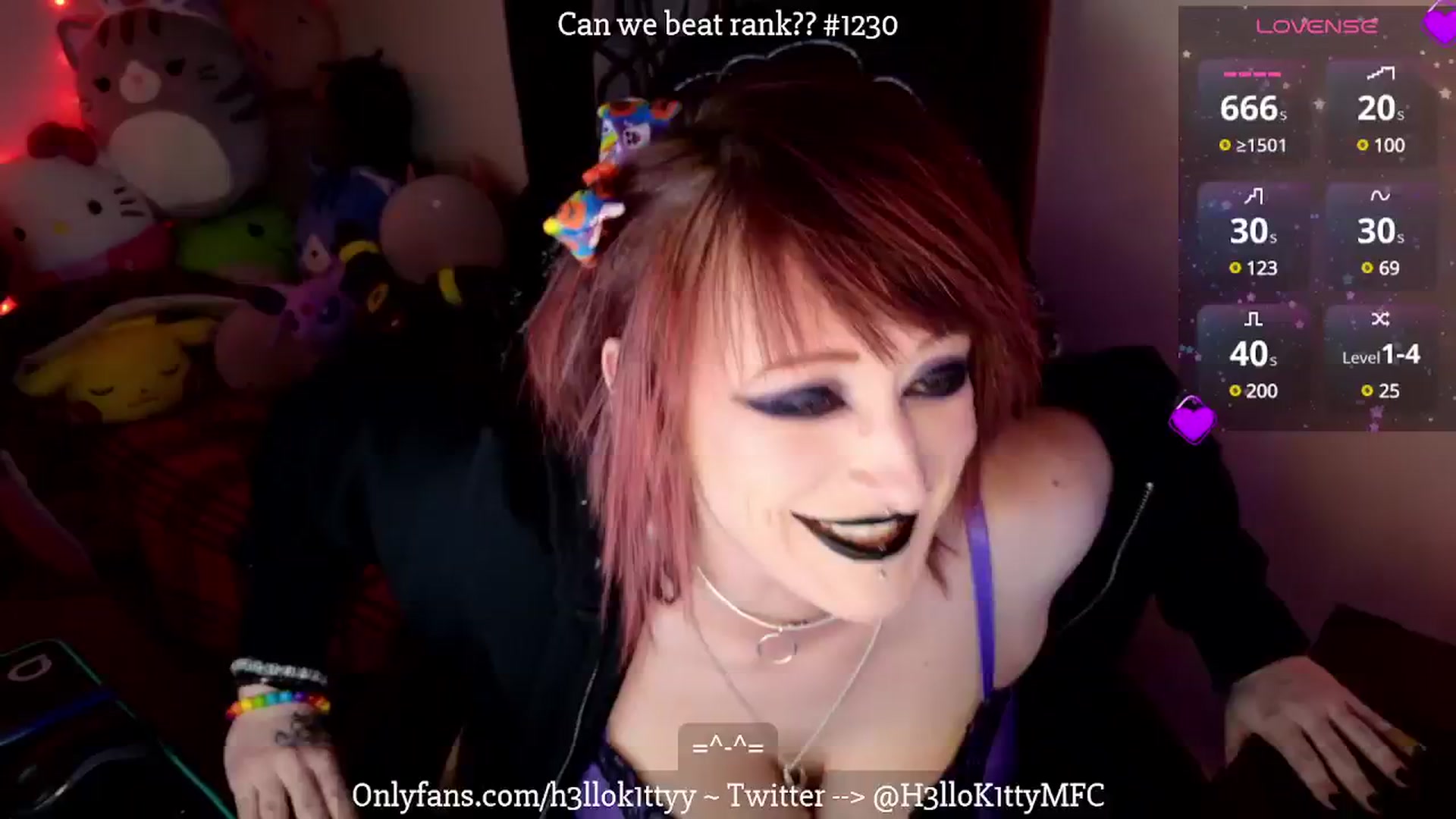 Gallery image thumbnail from H3llok1tty's myfreecams stream on, 03/07/2025, 10:58 image 1 of 20