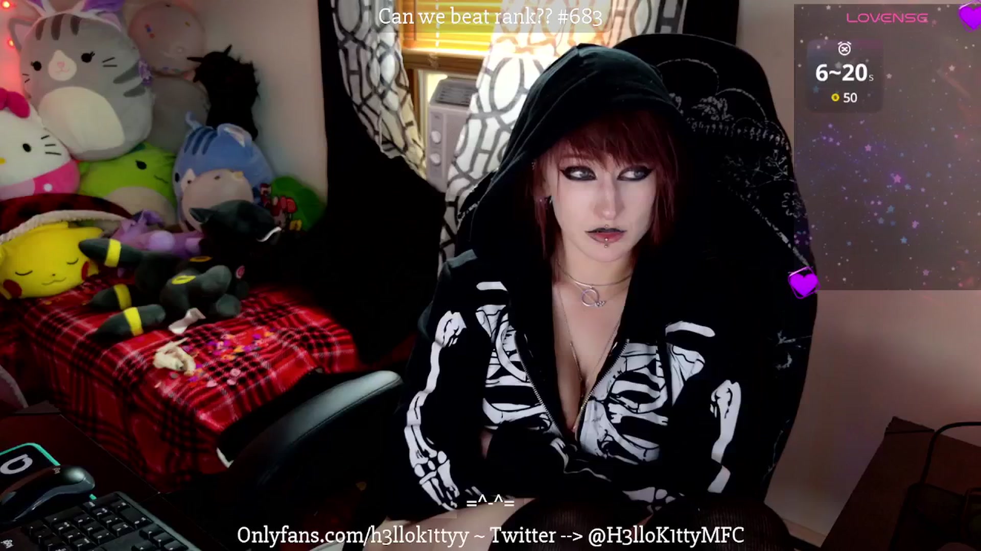 Gallery image thumbnail from H3llok1tty's myfreecams stream on, 03/08/2025, 15:30 image 20 of 20
