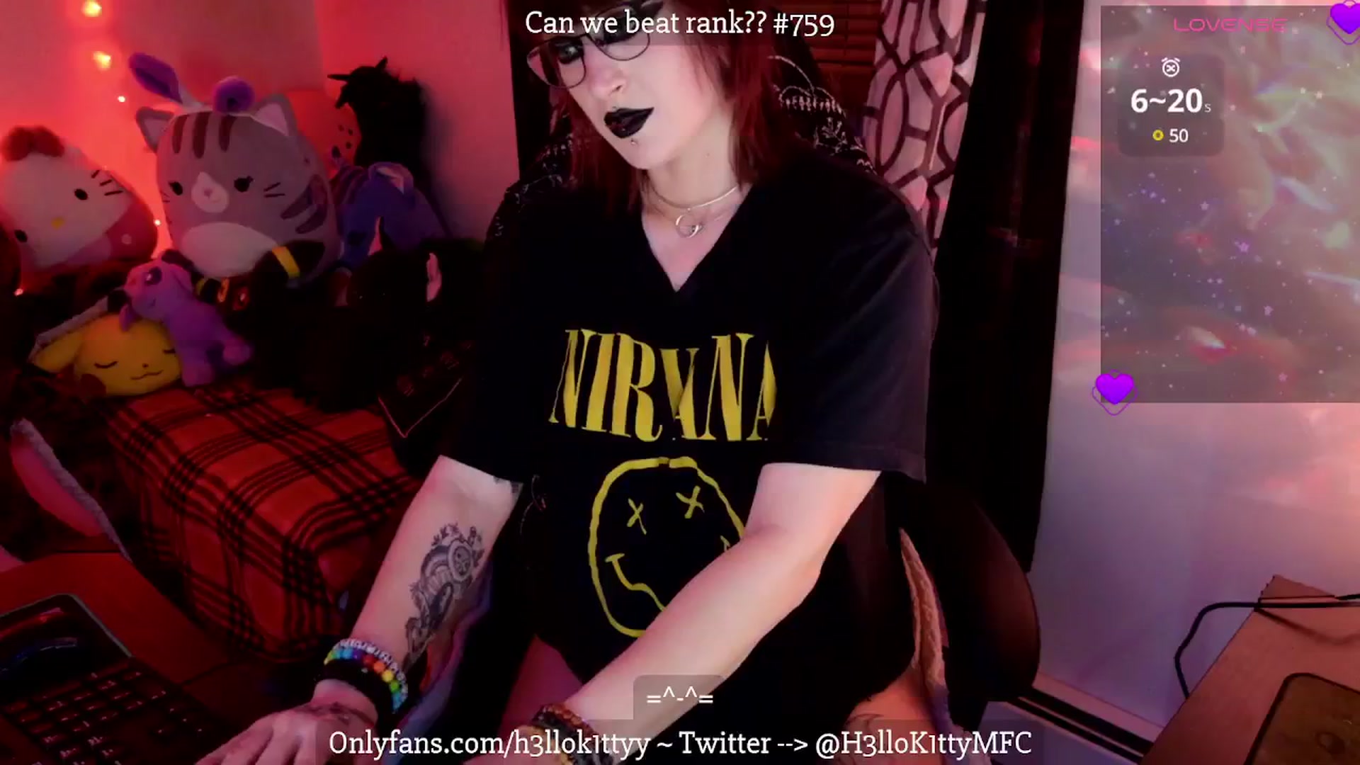 Gallery image thumbnail from H3llok1tty's myfreecams stream on, 03/10/2025, 10:06 image 18 of 20