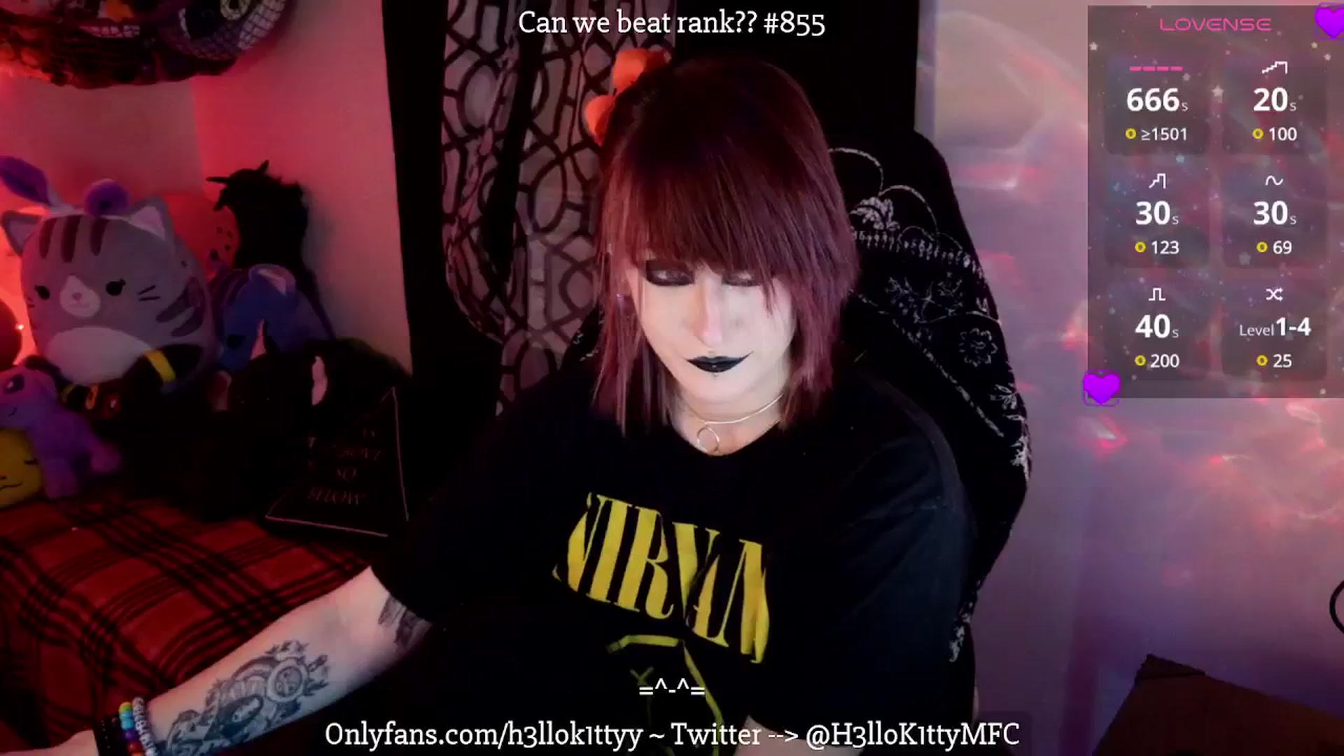 Gallery image thumbnail from H3llok1tty's myfreecams stream on, 03/10/2025, 10:06 image 5 of 20