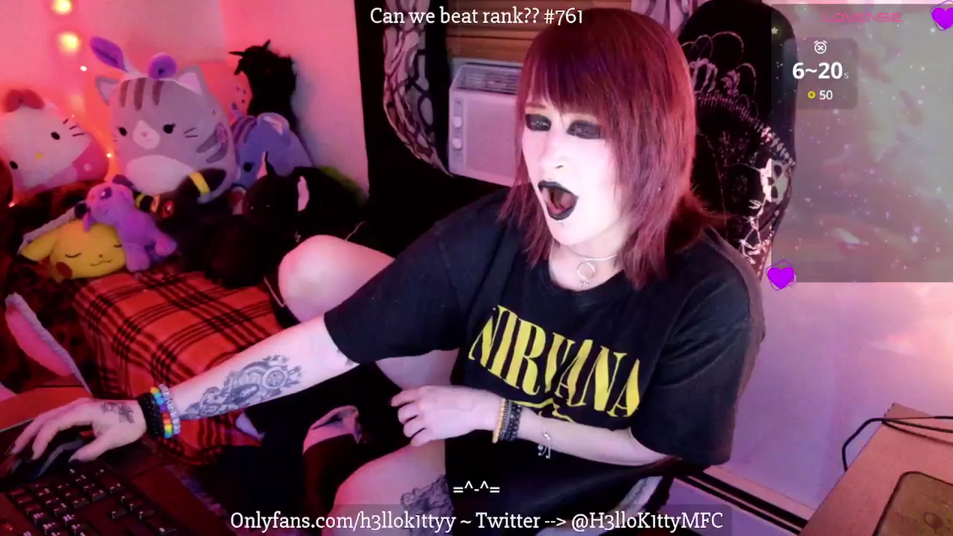 Gallery image thumbnail from H3llok1tty's myfreecams stream on, 03/10/2025, 10:06 image 16 of 20