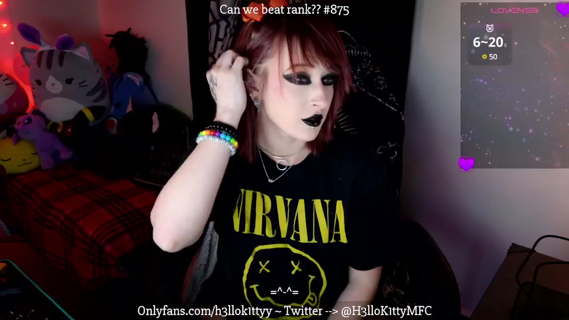 Gallery image thumbnail from H3llok1tty's myfreecams stream on, 03/10/2025, 10:06 image 1 of 20