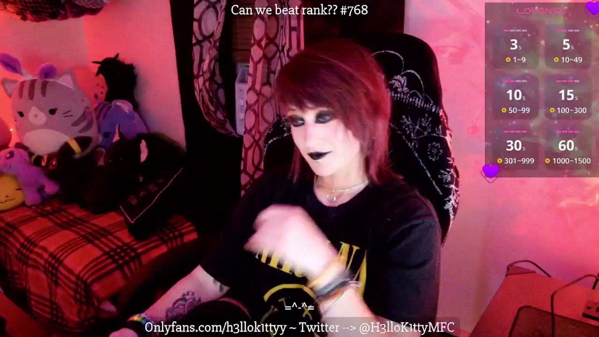 Gallery image thumbnail from H3llok1tty's myfreecams stream on, 03/10/2025, 10:06 image 14 of 20