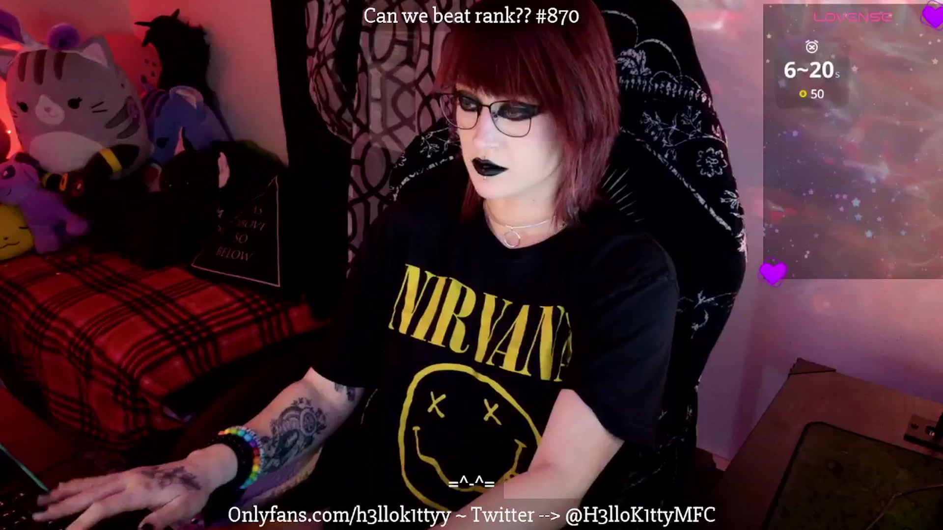 Gallery image thumbnail from H3llok1tty's myfreecams stream on, 03/10/2025, 10:06 image 3 of 20