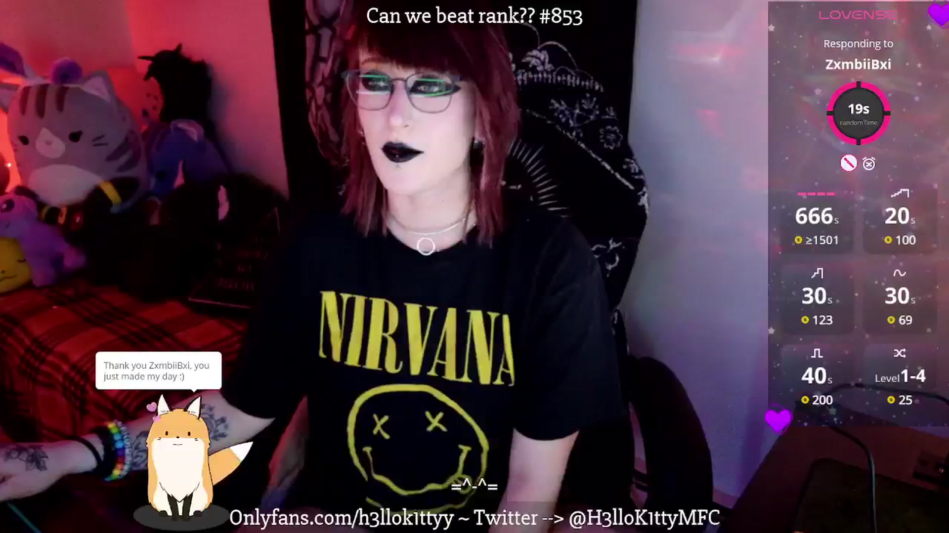 Gallery image thumbnail from H3llok1tty's myfreecams stream on, 03/10/2025, 10:06 image 7 of 20