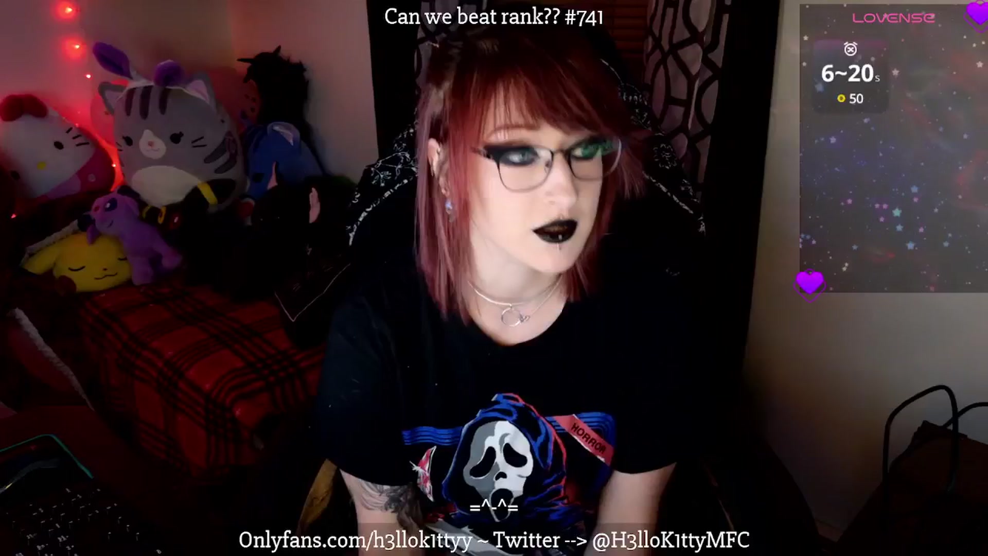 Gallery image thumbnail from H3llok1tty's myfreecams stream on, 03/11/2025, 10:10 image 1 of 20
