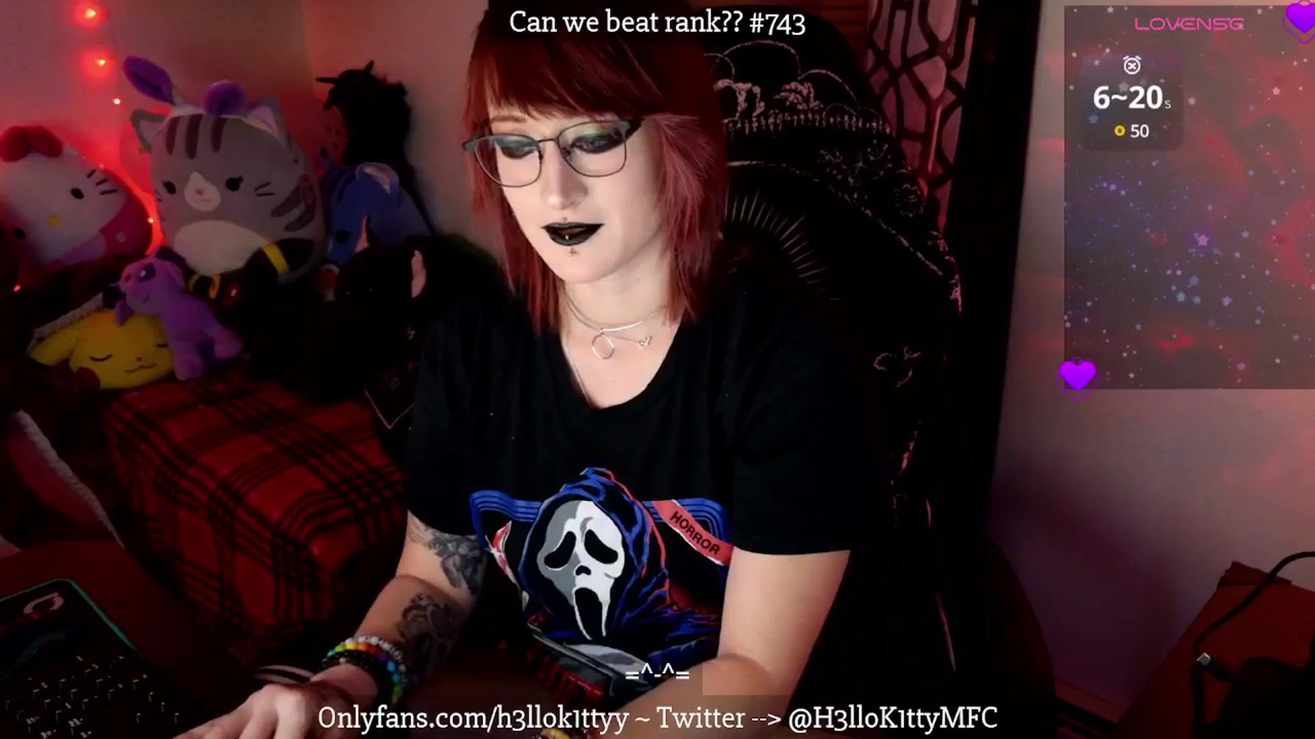 Gallery image thumbnail from H3llok1tty's myfreecams stream on, 03/11/2025, 10:10 image 3 of 20