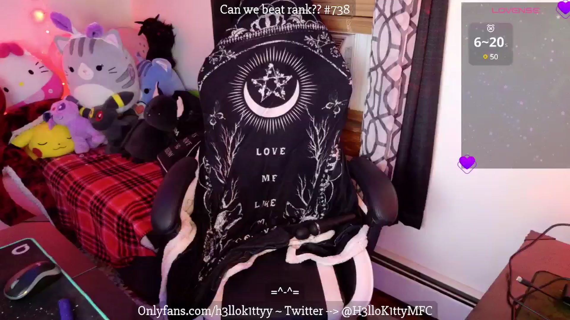 Gallery image thumbnail from H3llok1tty's myfreecams stream on, 03/11/2025, 10:10 image 5 of 20