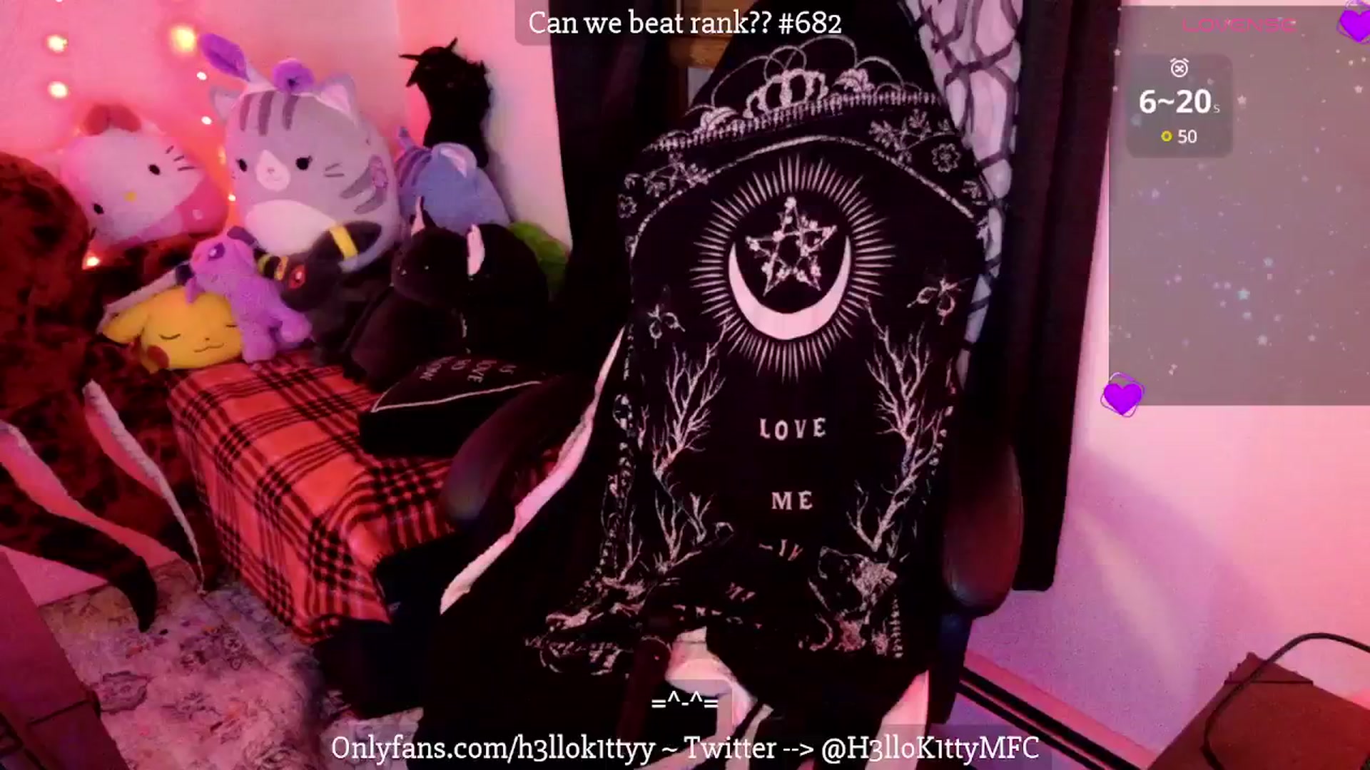 Gallery image thumbnail from H3llok1tty's myfreecams stream on, 03/15/2025, 11:18 image 8 of 20
