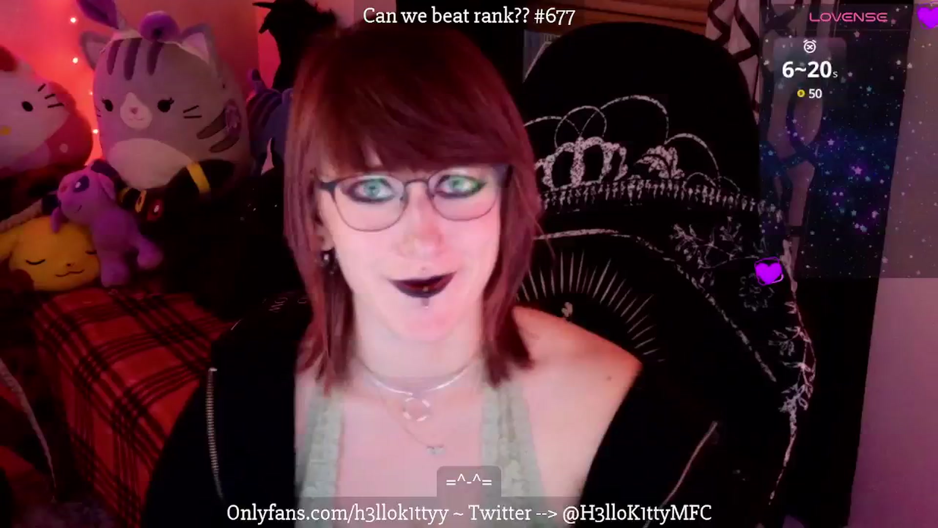 Gallery image thumbnail from H3llok1tty's myfreecams stream on, 03/15/2025, 11:18 image 11 of 20