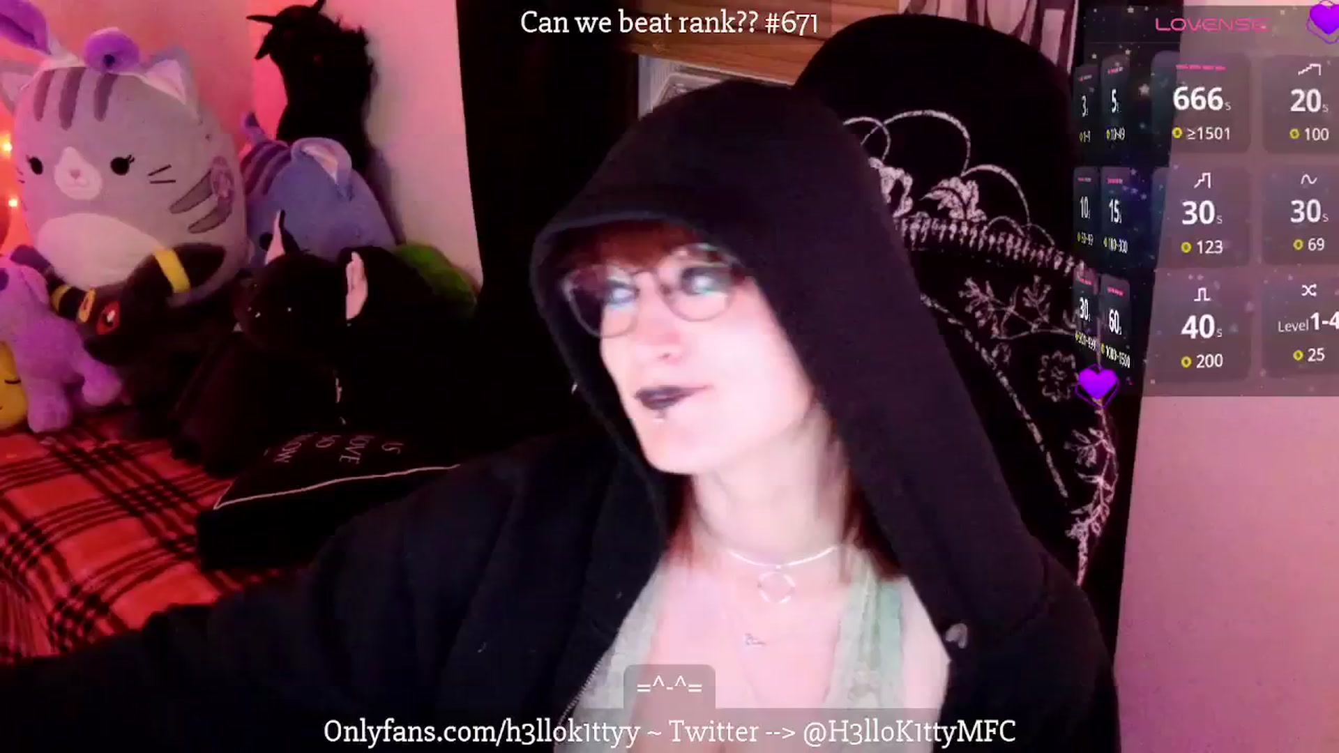 Gallery image thumbnail from H3llok1tty's myfreecams stream on, 03/15/2025, 11:18 image 17 of 20