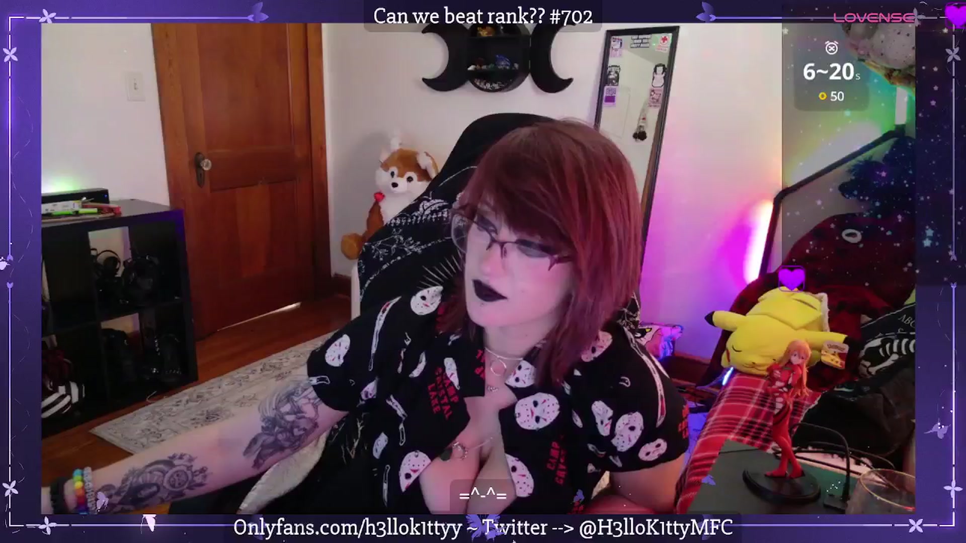 Gallery image thumbnail from H3llok1tty's myfreecams stream on, 03/22/2025, 14:33 image 2 of 20