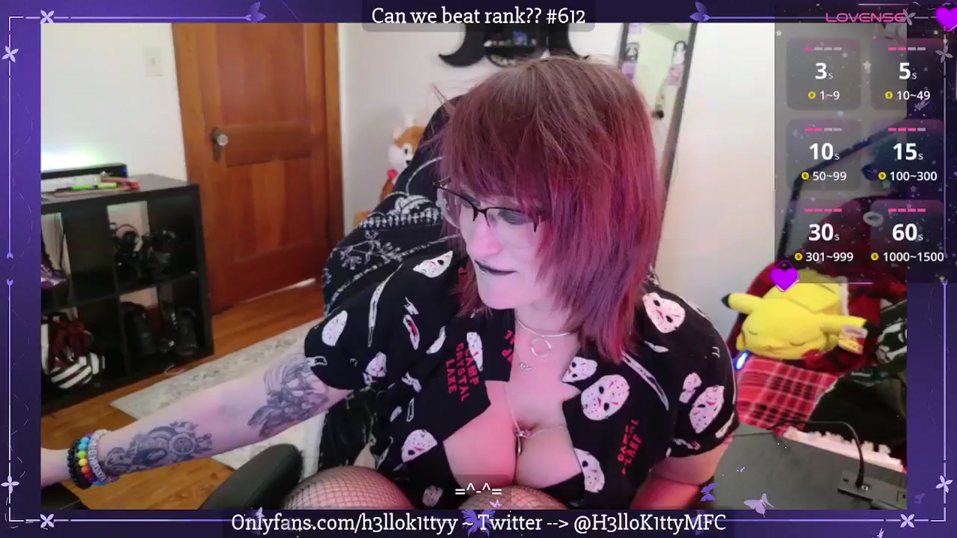 Gallery image thumbnail from H3llok1tty's myfreecams stream on, 03/22/2025, 16:09 image 20 of 20