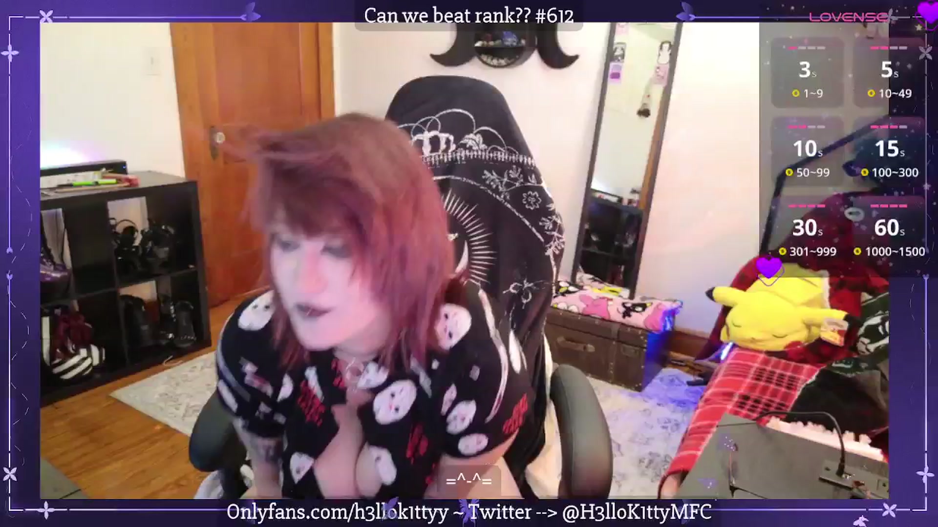 Gallery image thumbnail from H3llok1tty's myfreecams stream on, 03/22/2025, 16:09 image 19 of 20