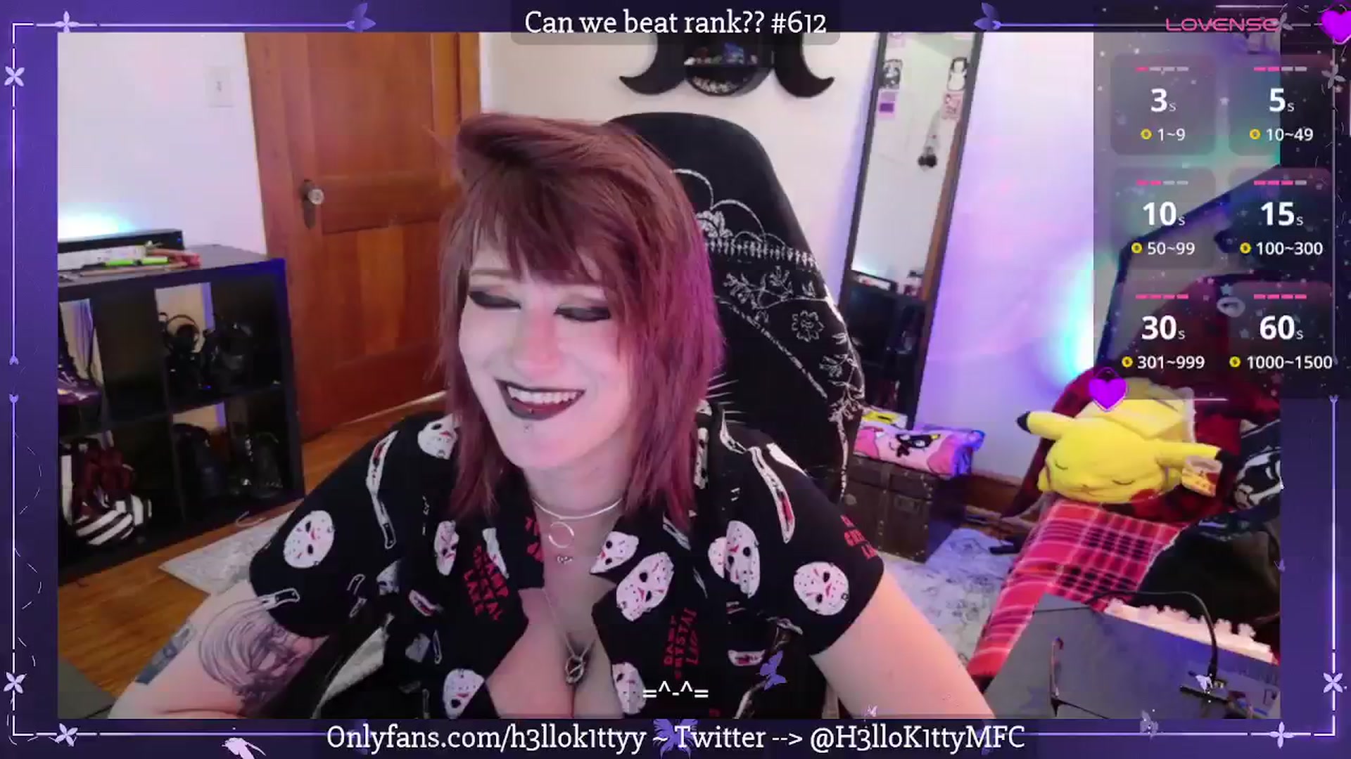 Gallery image thumbnail from H3llok1tty's myfreecams stream on, 03/22/2025, 16:09 image 18 of 20