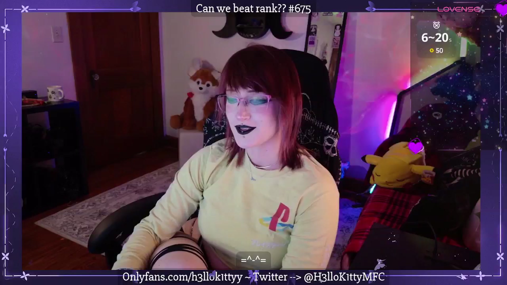 Gallery image thumbnail from H3llok1tty's myfreecams stream on, 03/24/2025, 10:02 image 2 of 20