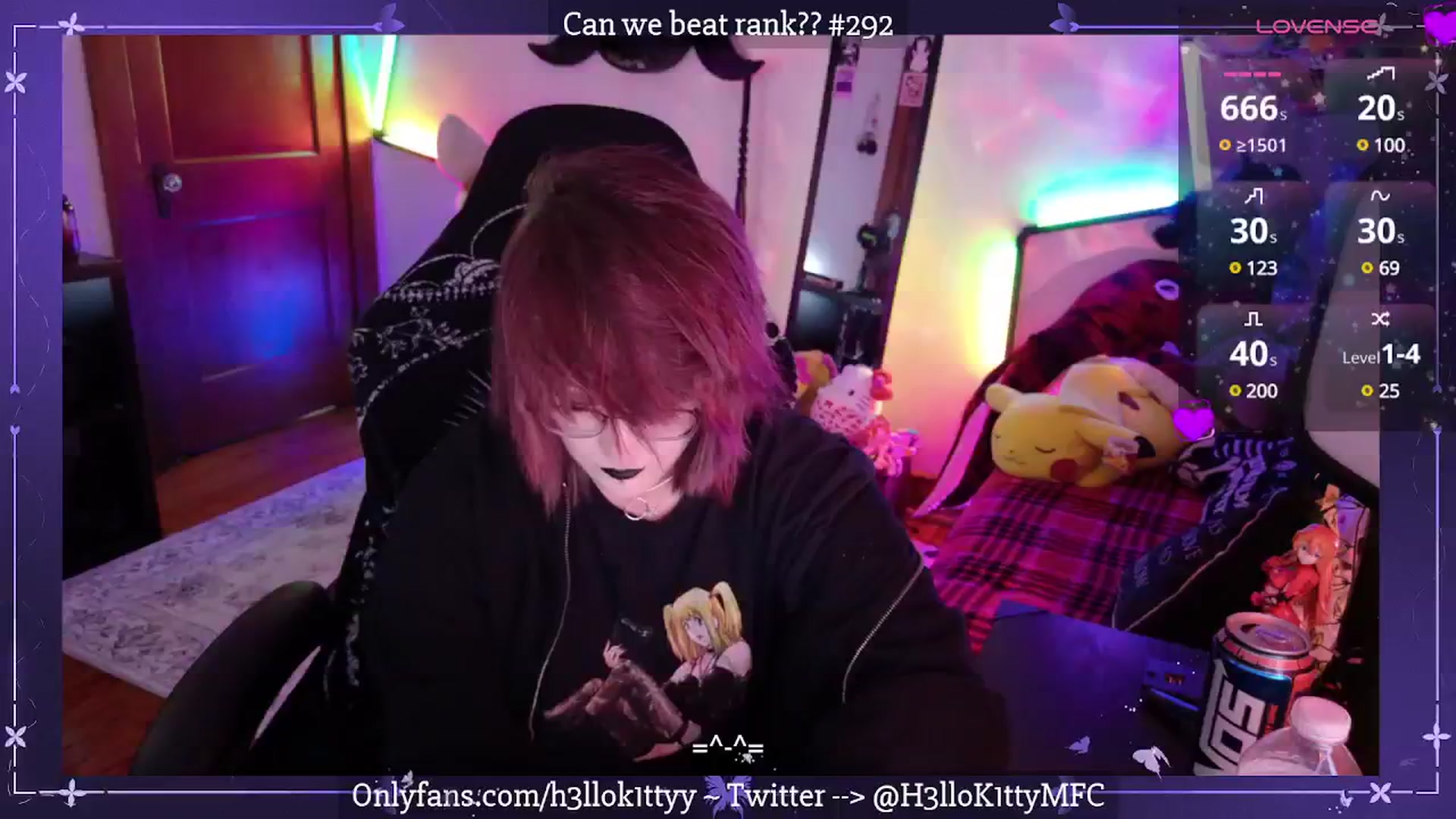 Gallery image thumbnail from H3llok1tty's myfreecams stream on, 04/02/2025, 07:41 image 14 of 20