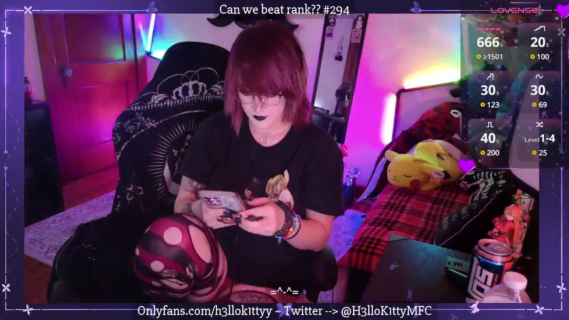 Gallery image thumbnail from H3llok1tty's myfreecams stream on, 04/02/2025, 07:41 image 20 of 20