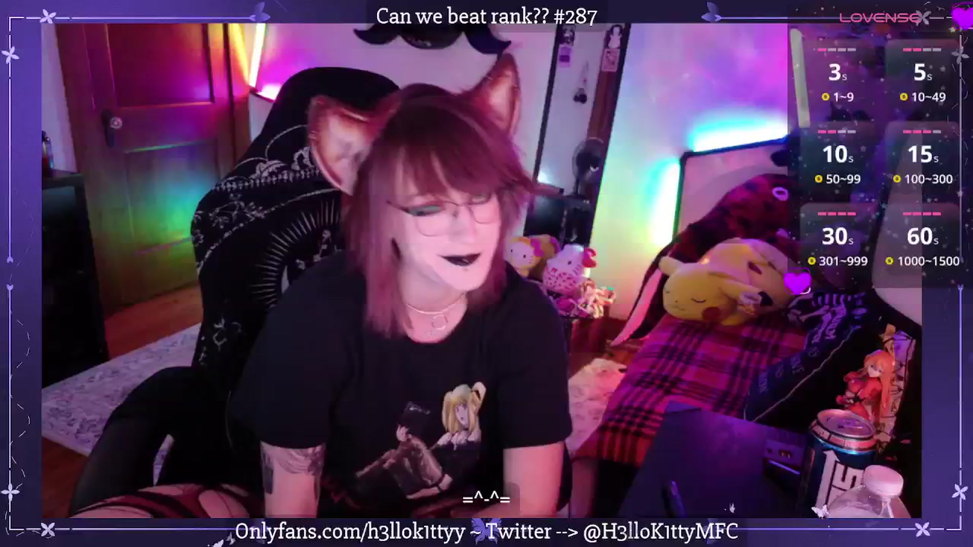 Gallery image thumbnail from H3llok1tty's myfreecams stream on, 04/02/2025, 08:01 image 8 of 20