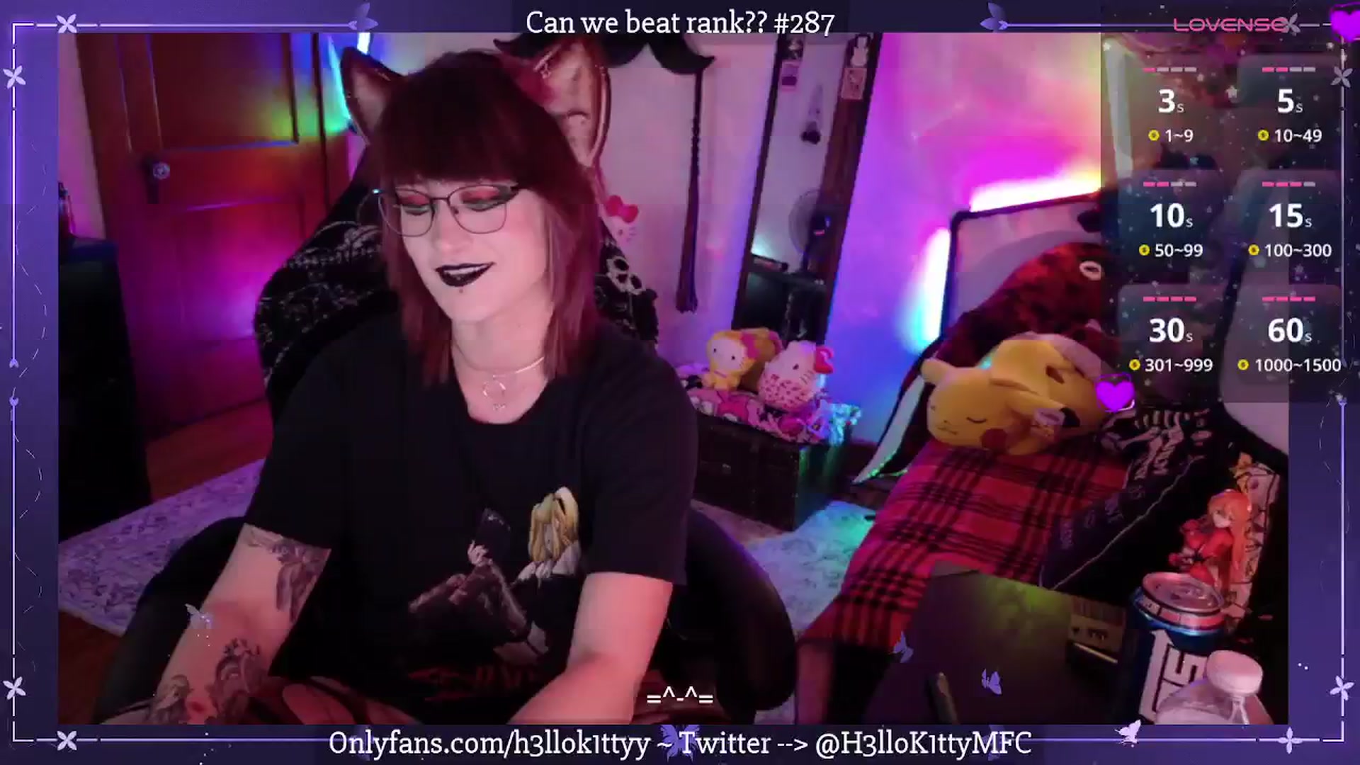 Gallery image thumbnail from H3llok1tty's myfreecams stream on, 04/02/2025, 08:01 image 6 of 20