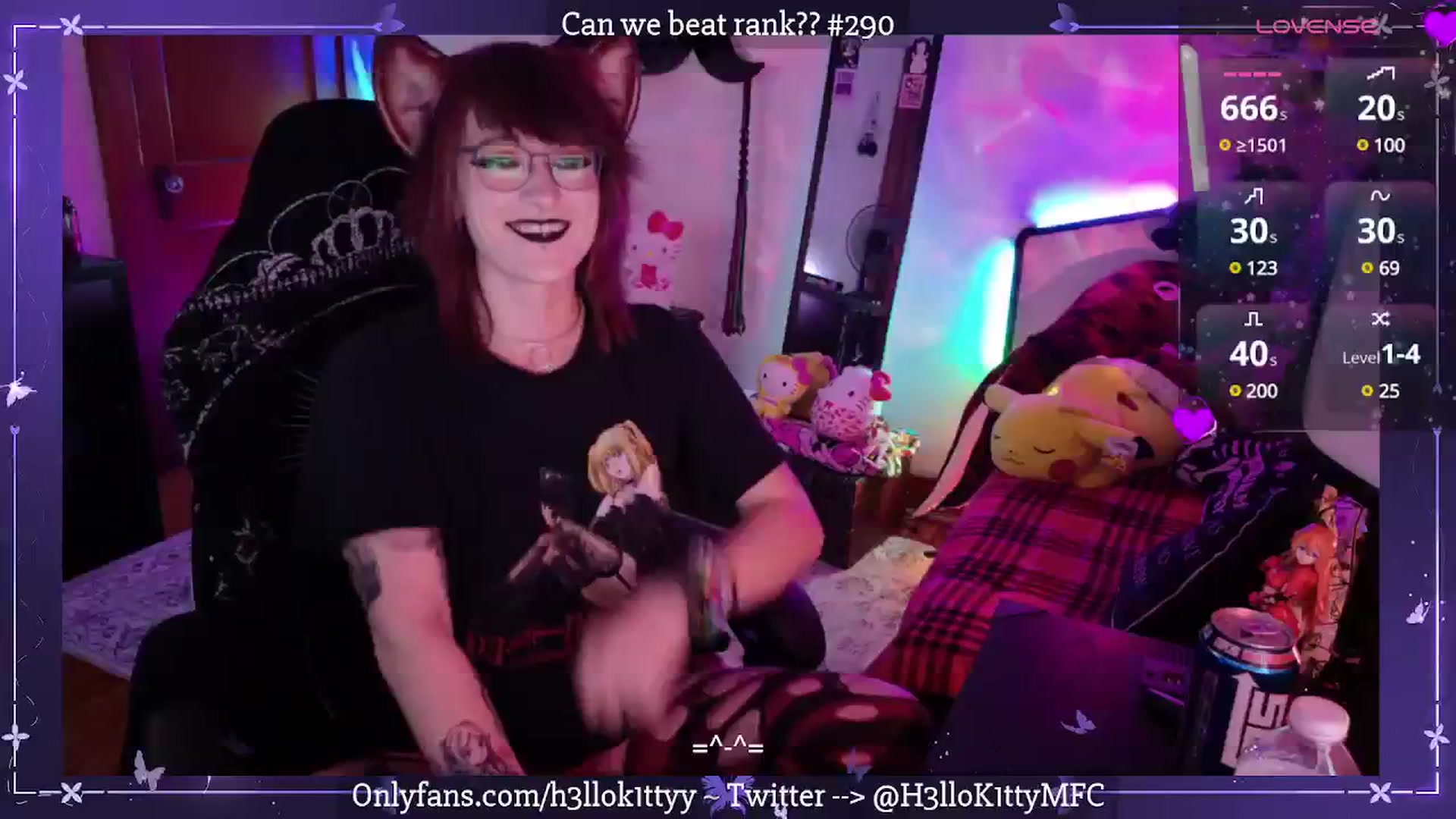 Gallery image thumbnail from H3llok1tty's myfreecams stream on, 04/02/2025, 08:01 image 19 of 20