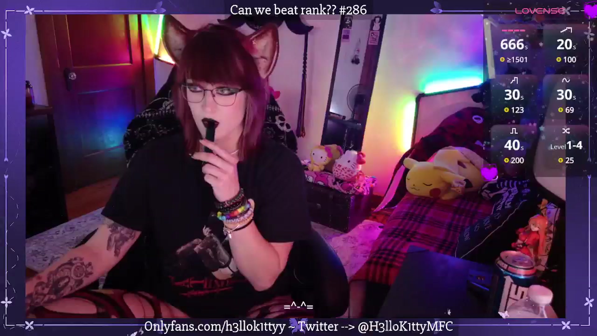 Gallery image thumbnail from H3llok1tty's myfreecams stream on, 04/02/2025, 08:01 image 3 of 20
