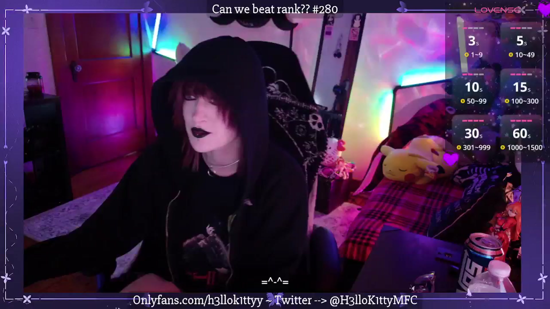 Gallery image thumbnail from H3llok1tty's myfreecams stream on, 04/02/2025, 10:04 image 6 of 20