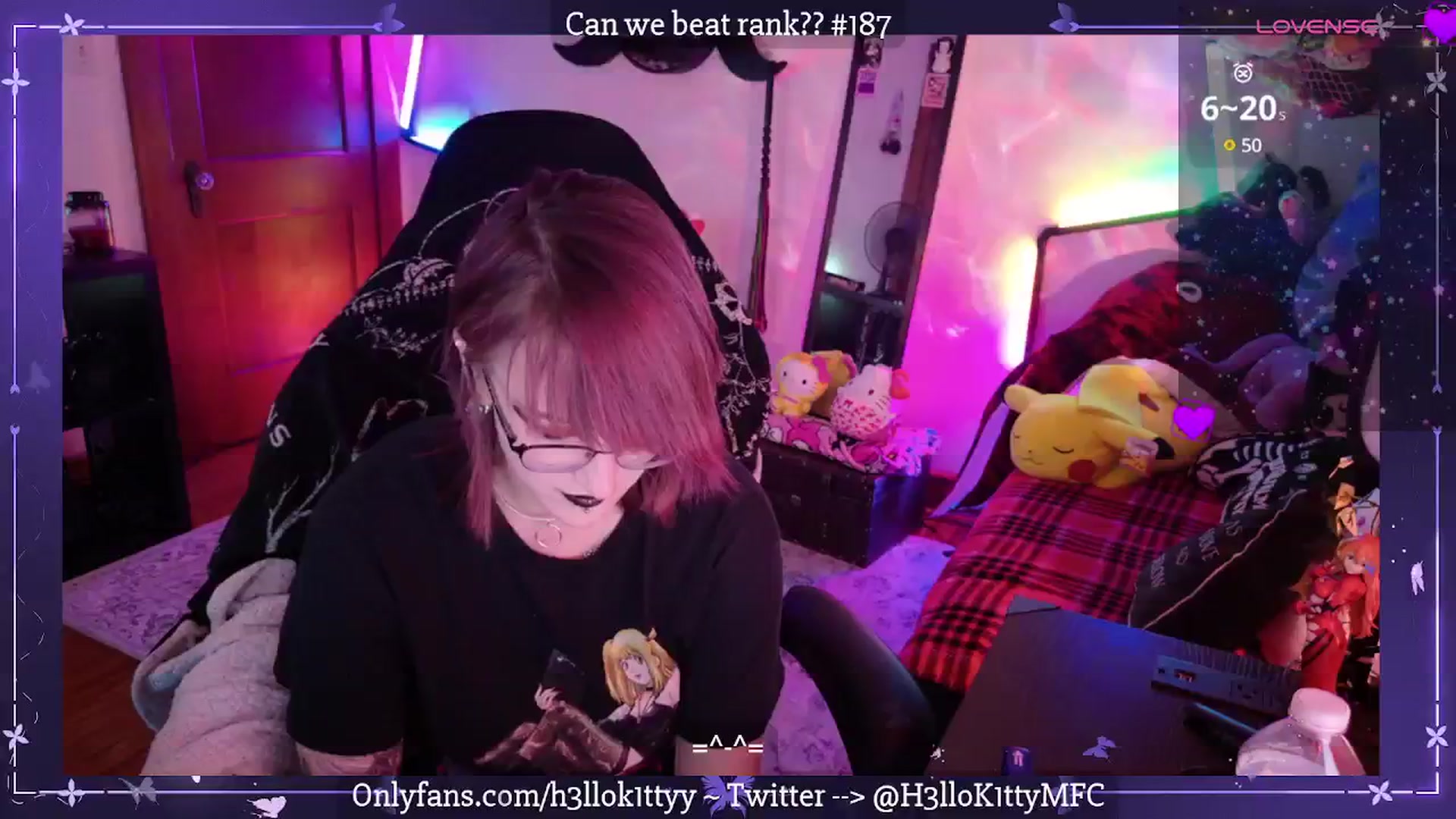 Gallery image thumbnail from H3llok1tty's myfreecams stream on, 04/02/2025, 10:04 image 14 of 20