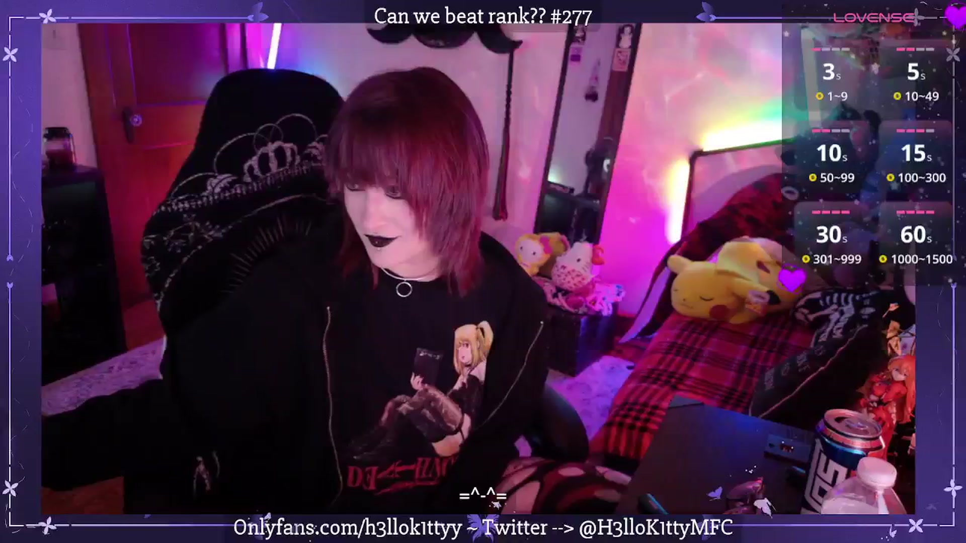 Gallery image thumbnail from H3llok1tty's myfreecams stream on, 04/02/2025, 10:04 image 7 of 20