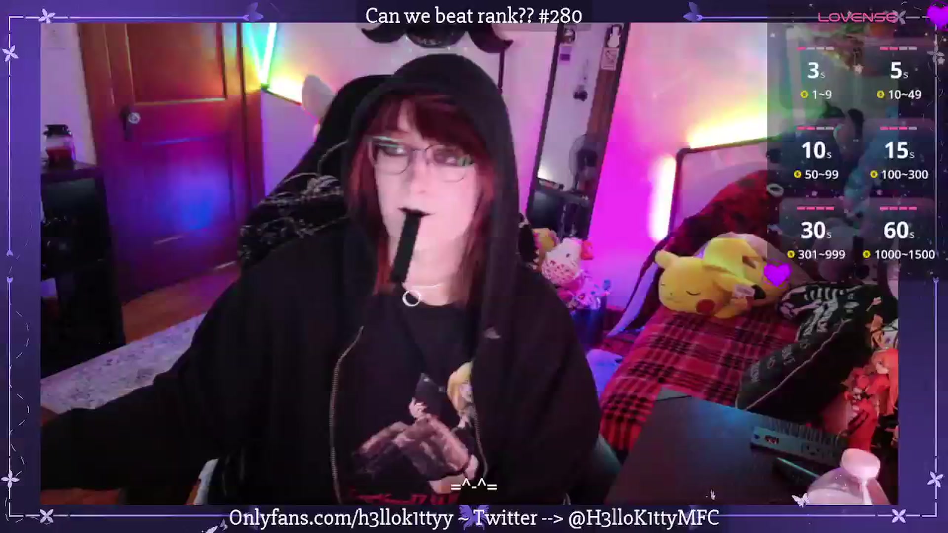 Gallery image thumbnail from H3llok1tty's myfreecams stream on, 04/02/2025, 10:04 image 11 of 20