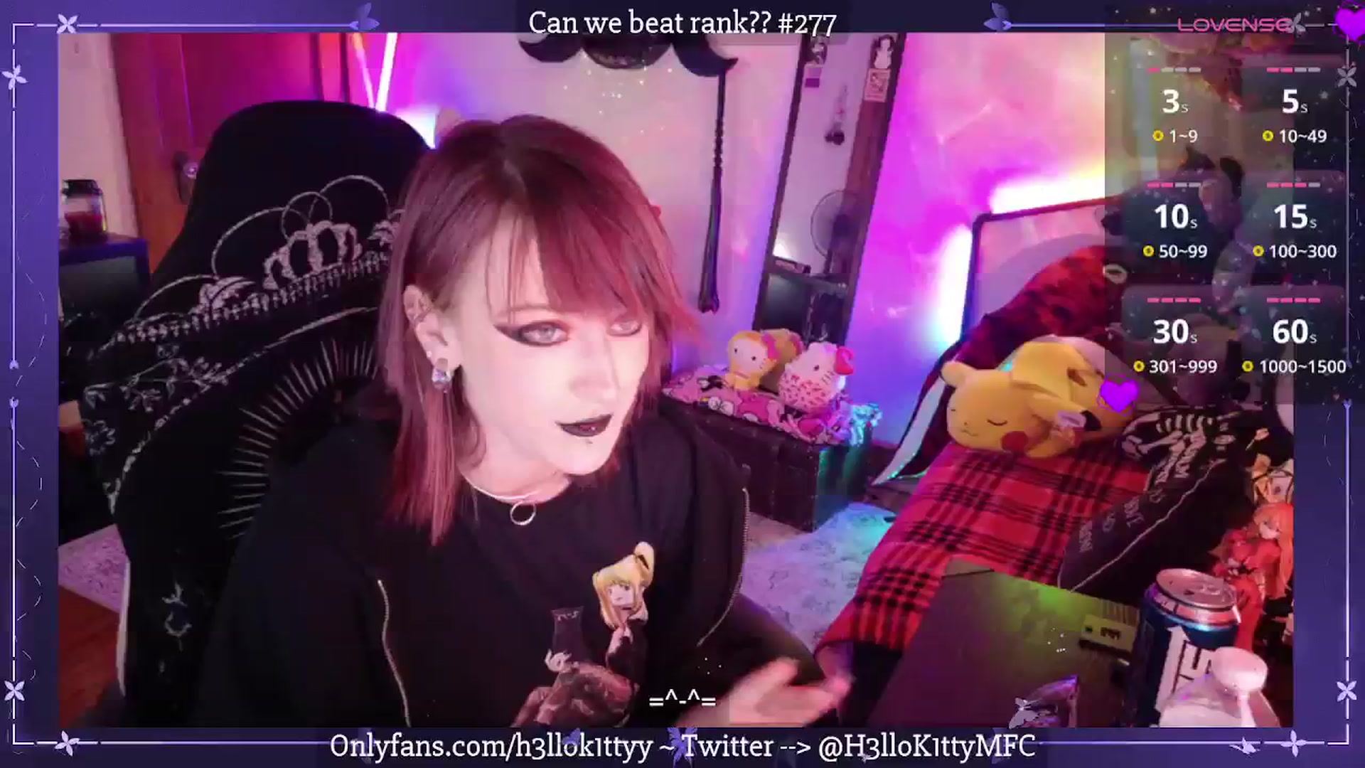 Gallery image thumbnail from H3llok1tty's myfreecams stream on, 04/02/2025, 10:04 image 8 of 20