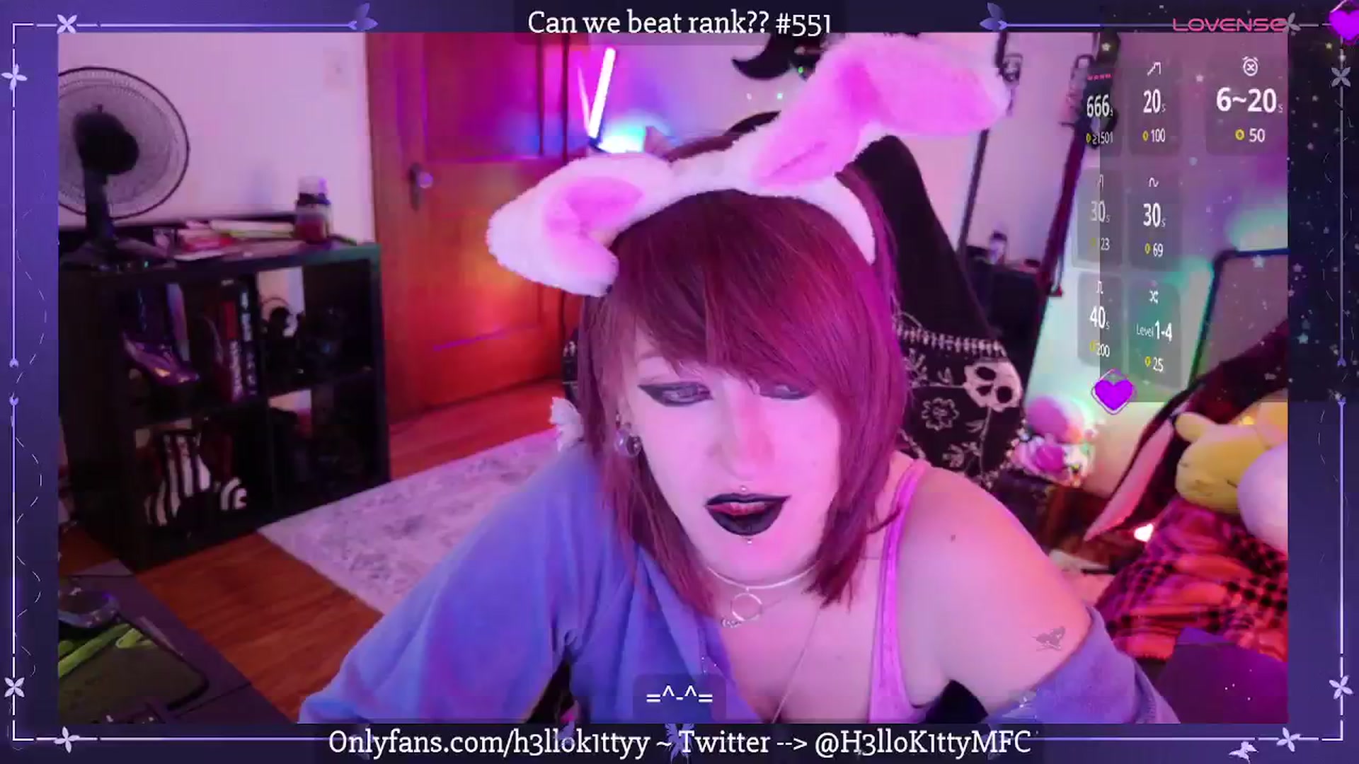 Gallery image thumbnail from H3llok1tty's myfreecams stream on, 04/19/2025, 13:49 image 5 of 20