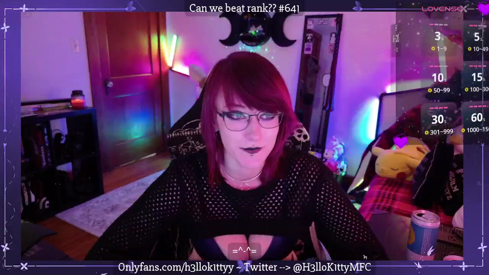 Gallery image thumbnail from H3llok1tty's myfreecams stream on, 04/25/2025, 12:50 image 18 of 20