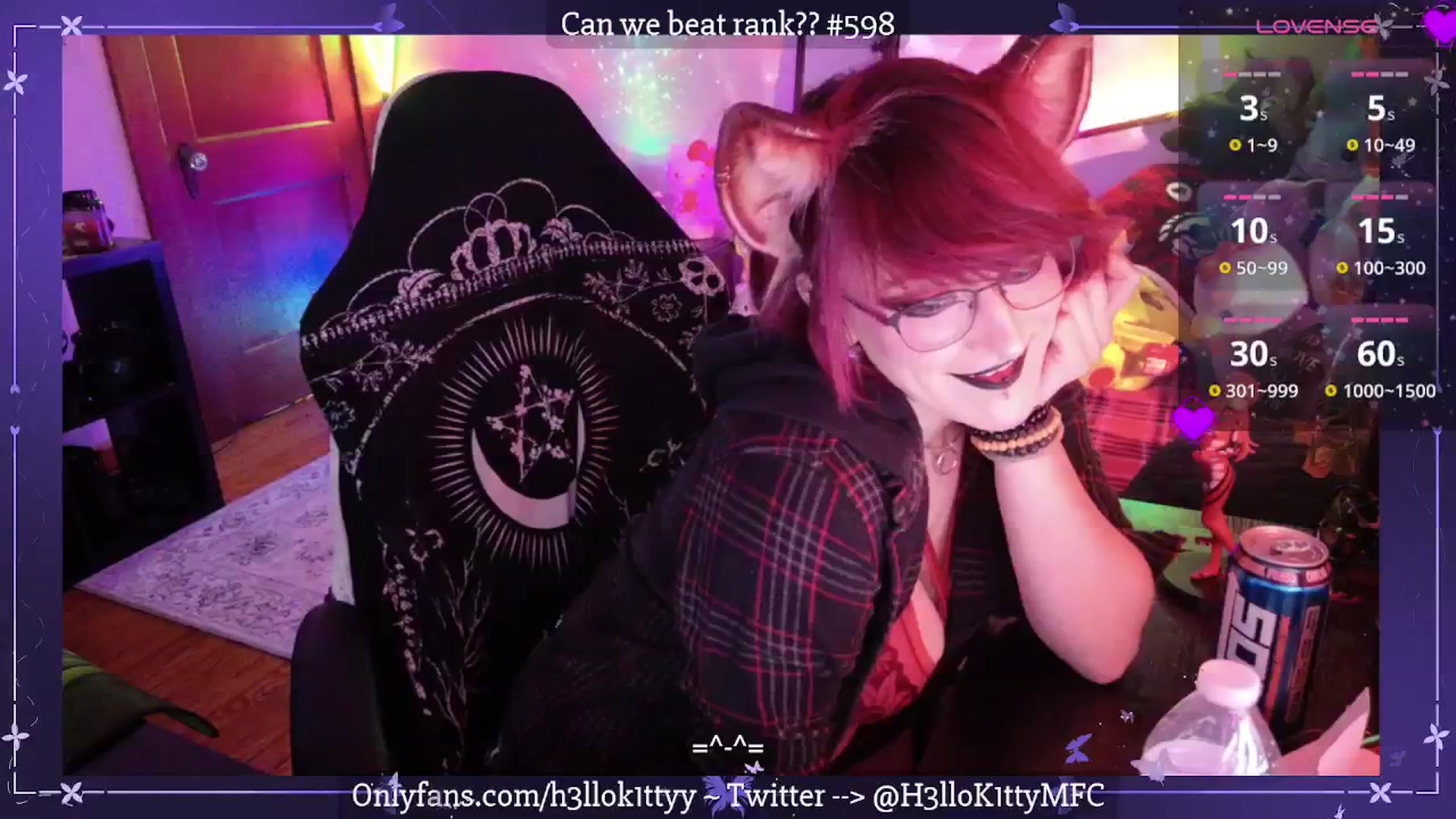Gallery image thumbnail from H3llok1tty's myfreecams stream on, 04/30/2025, 08:03 image 13 of 20