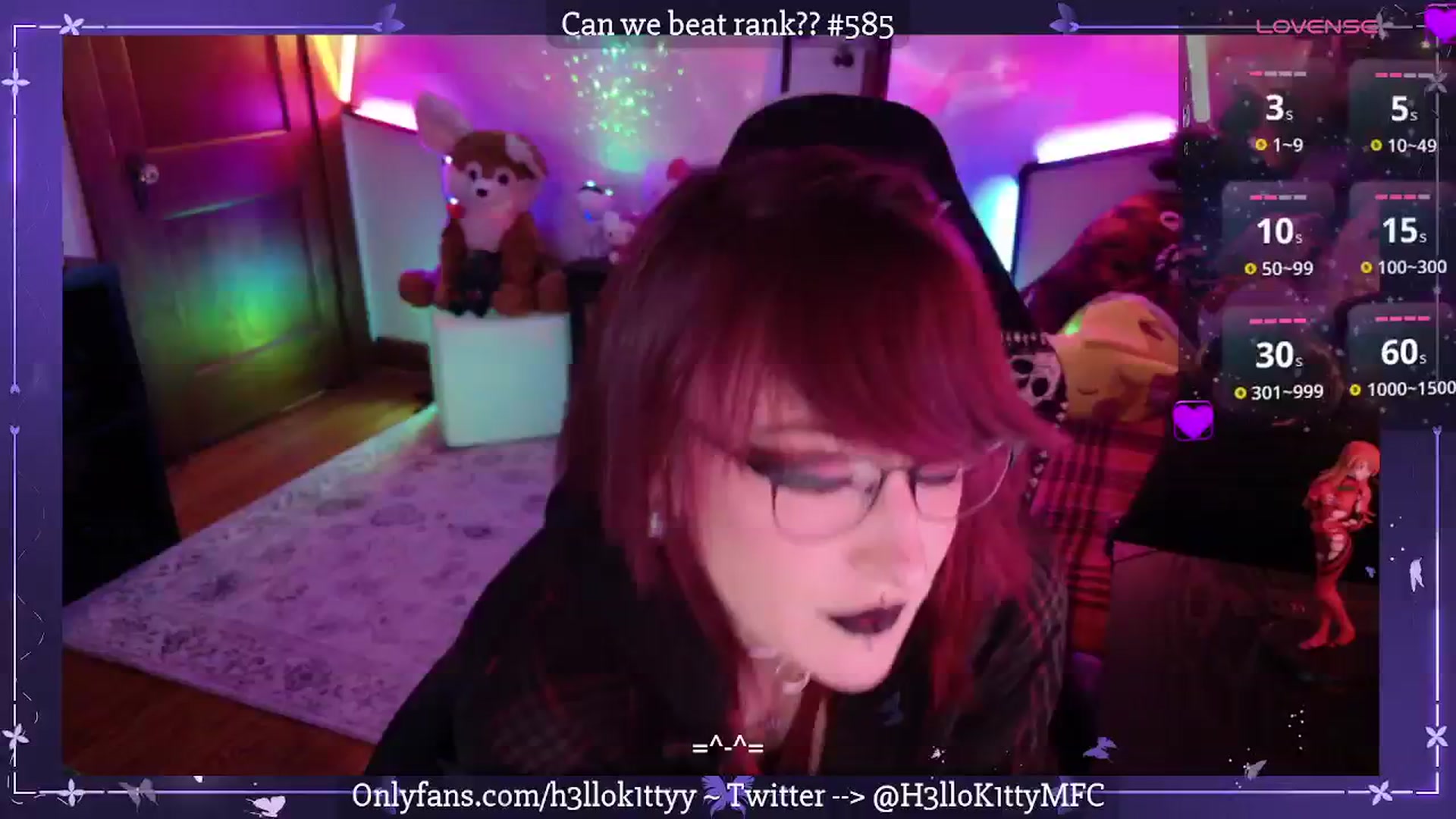 Gallery image thumbnail from H3llok1tty's myfreecams stream on, 04/30/2025, 10:04 image 15 of 20